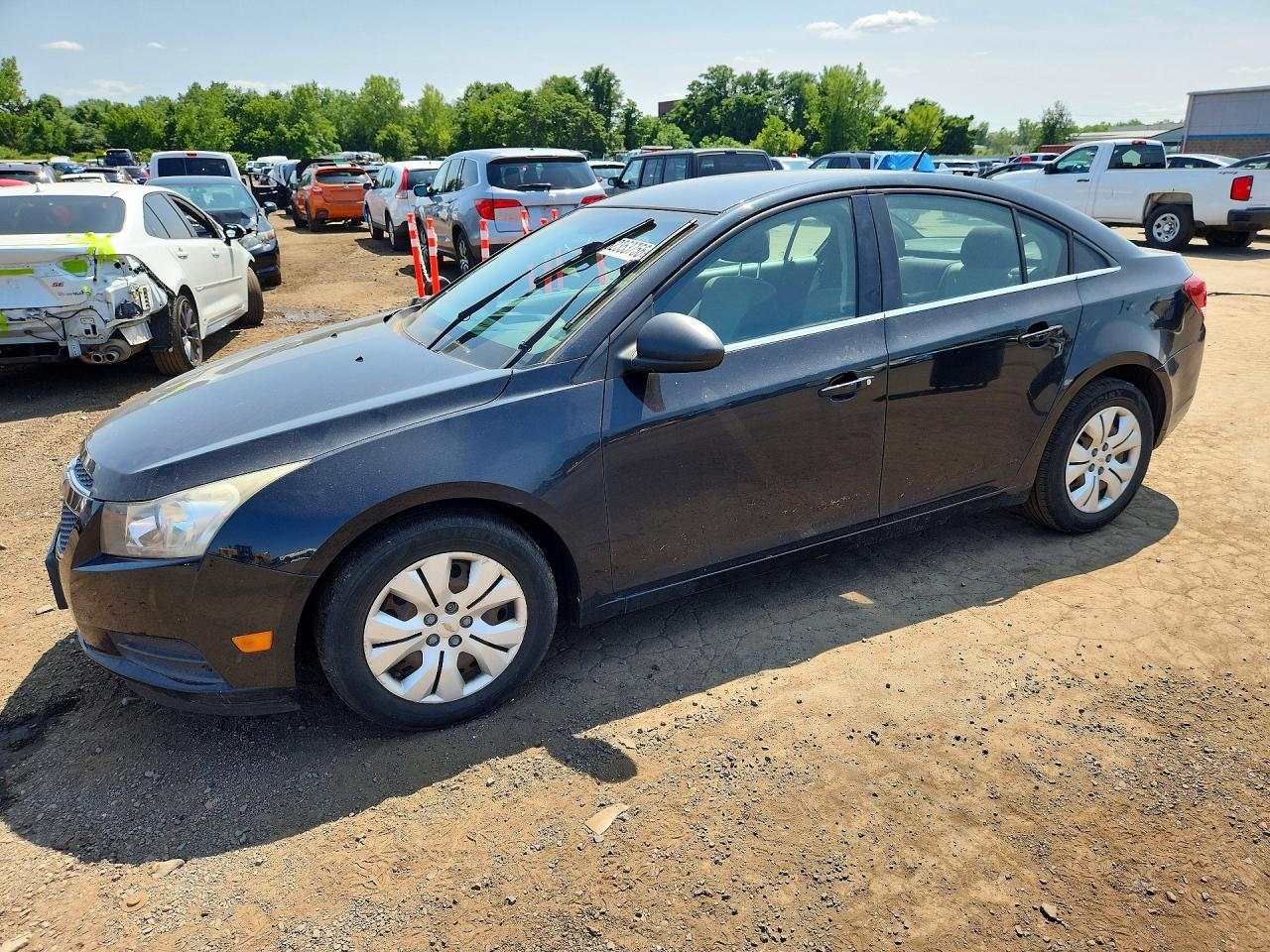 2012 Chevrolet Cruze Ls Black vin: 1G1PC5SH0C7288919