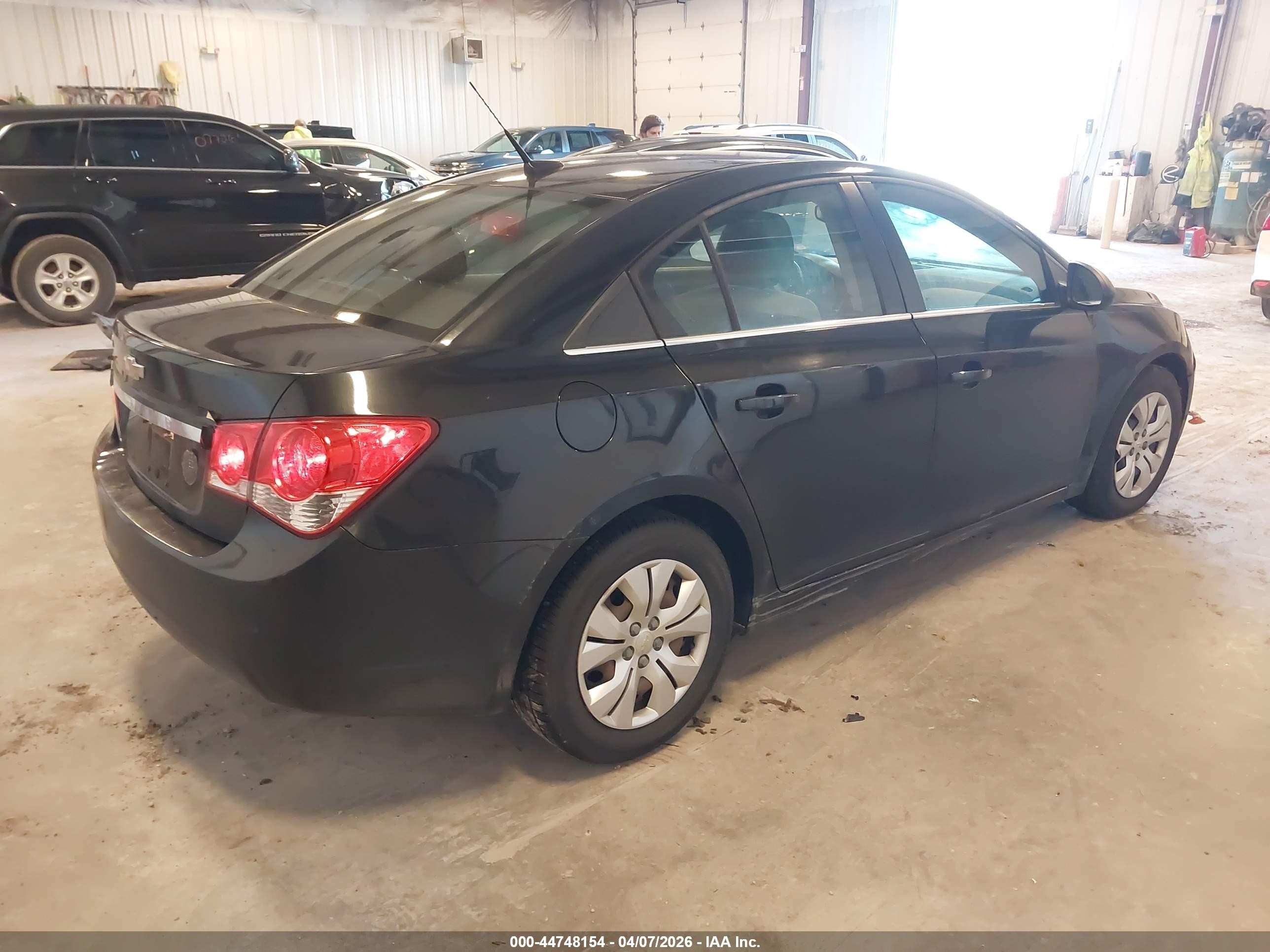 2012 Chevrolet Cruze Ls Black vin: 1G1PC5SH0C7297541