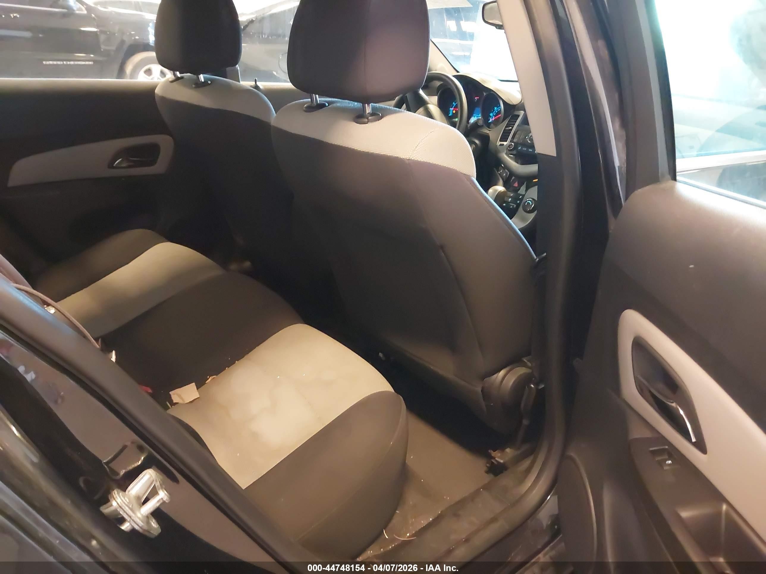 2012 Chevrolet Cruze Ls Black vin: 1G1PC5SH0C7297541