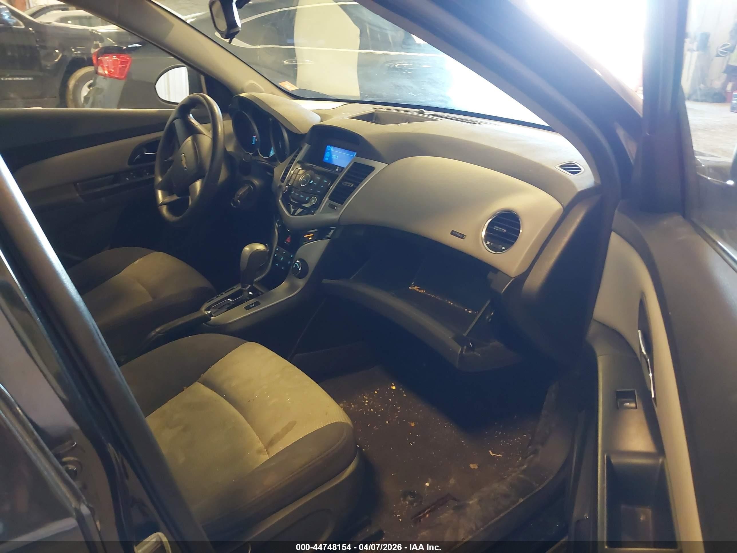 2012 Chevrolet Cruze Ls Black vin: 1G1PC5SH0C7297541