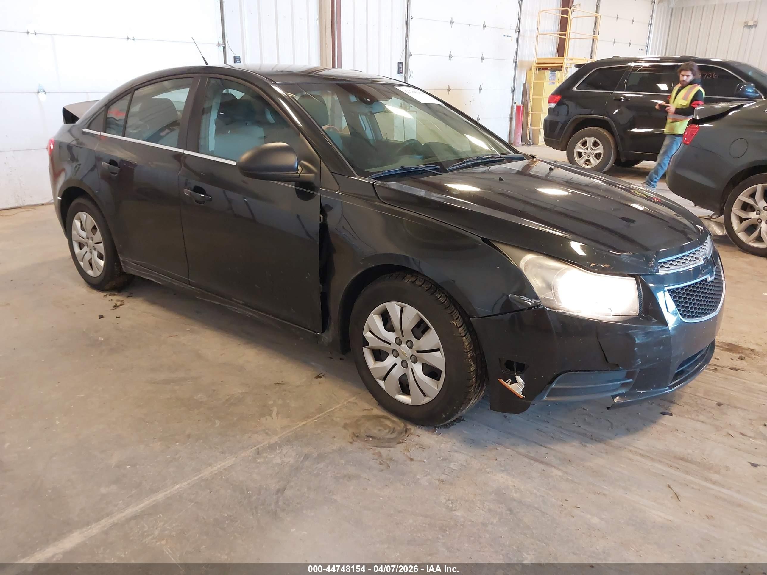 2012 Chevrolet Cruze Ls Black vin: 1G1PC5SH0C7297541