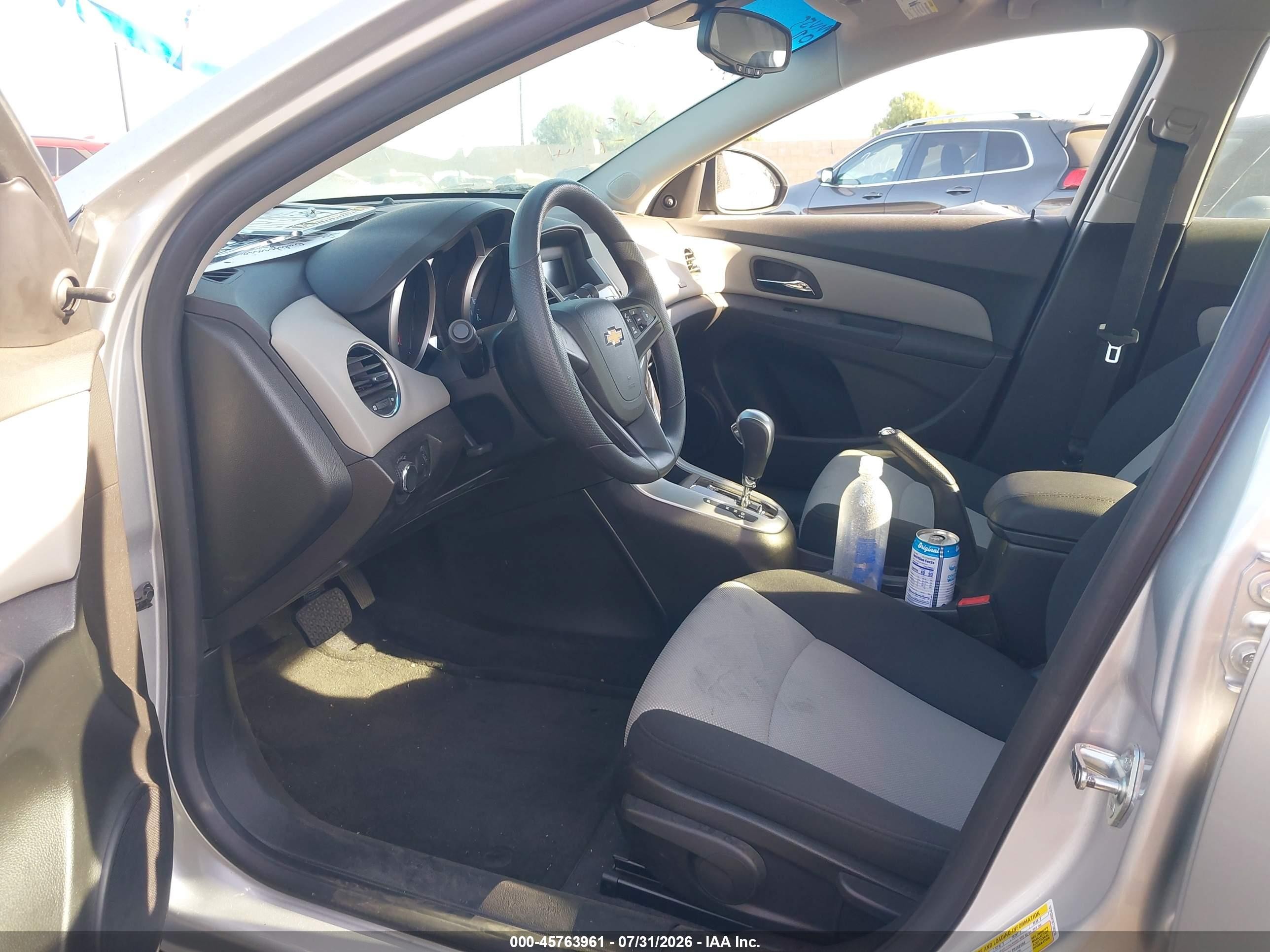 2011 Chevrolet Cruze Ls Silver vin: 1G1PC5SH1B7106210