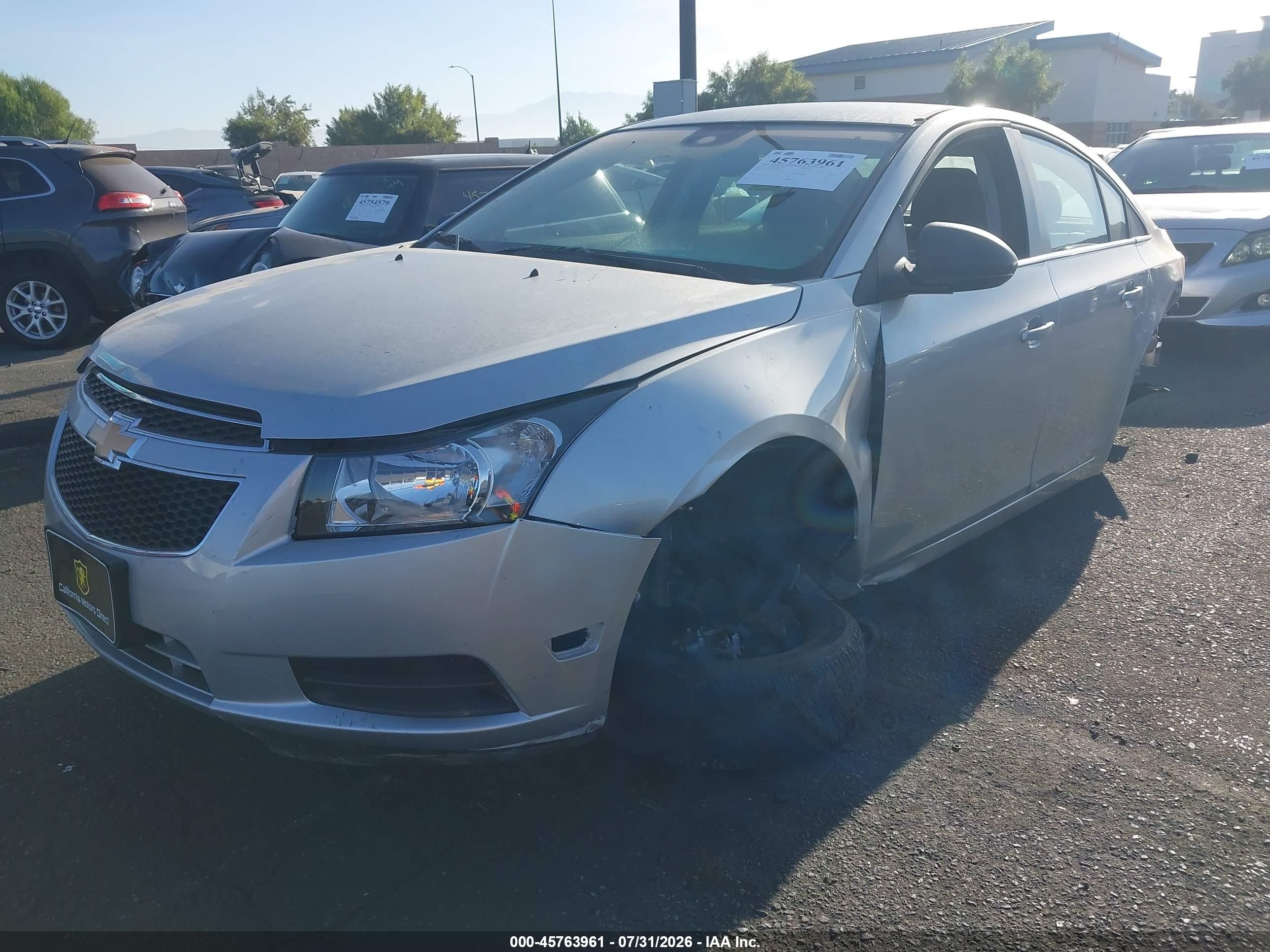 2011 Chevrolet Cruze Ls Silver vin: 1G1PC5SH1B7106210
