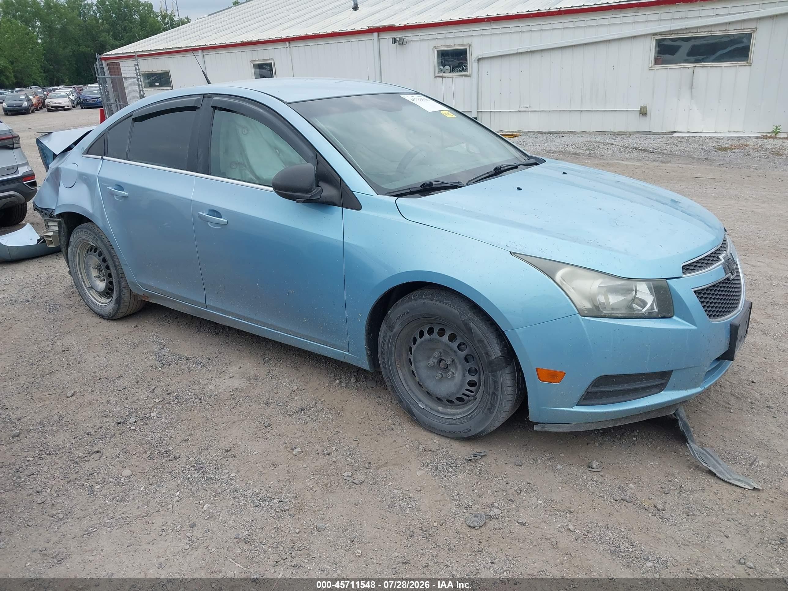 2011 Chevrolet Cruze Ls Blue vin: 1G1PC5SH1B7159070