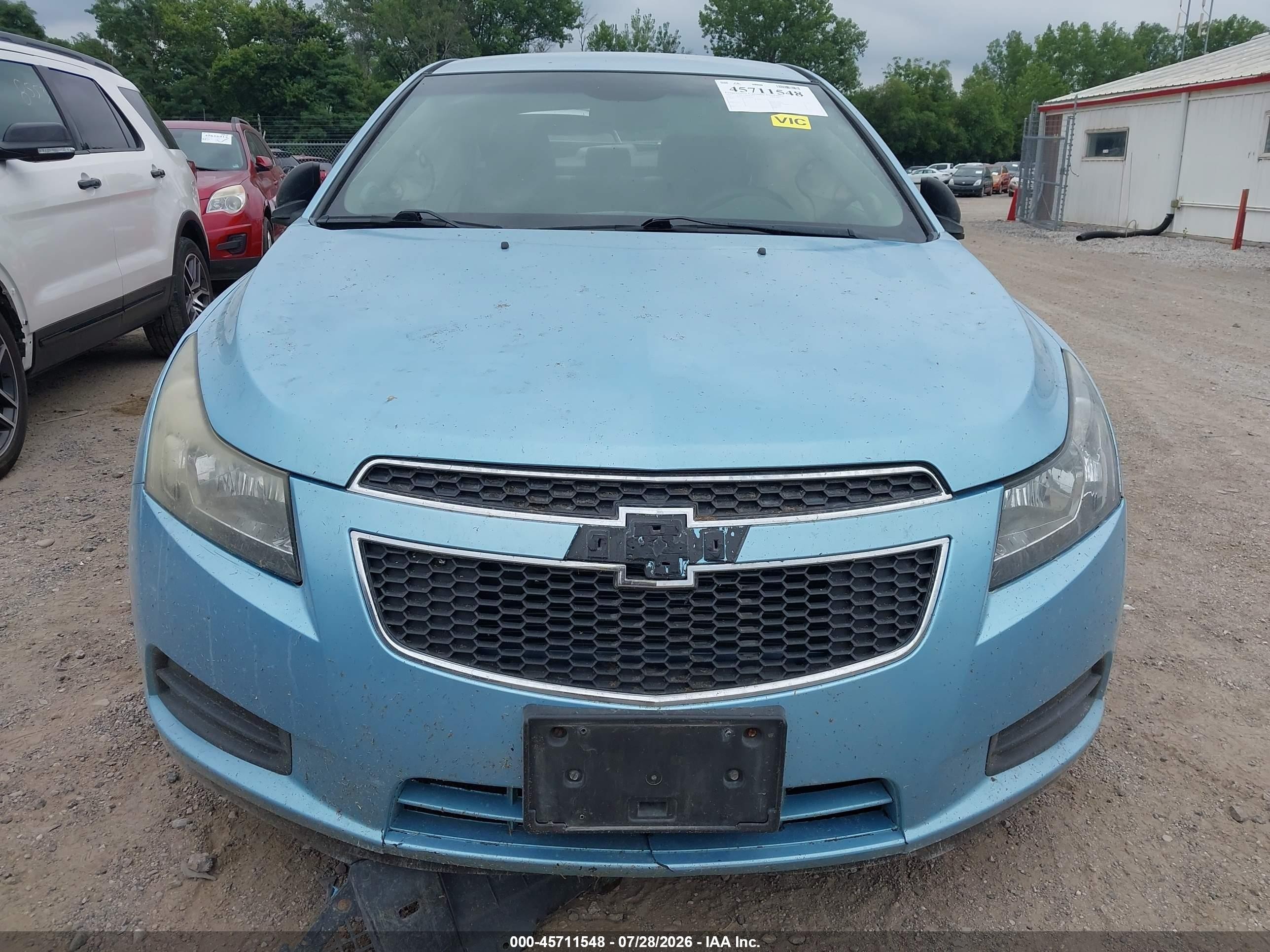 2011 Chevrolet Cruze Ls Blue vin: 1G1PC5SH1B7159070