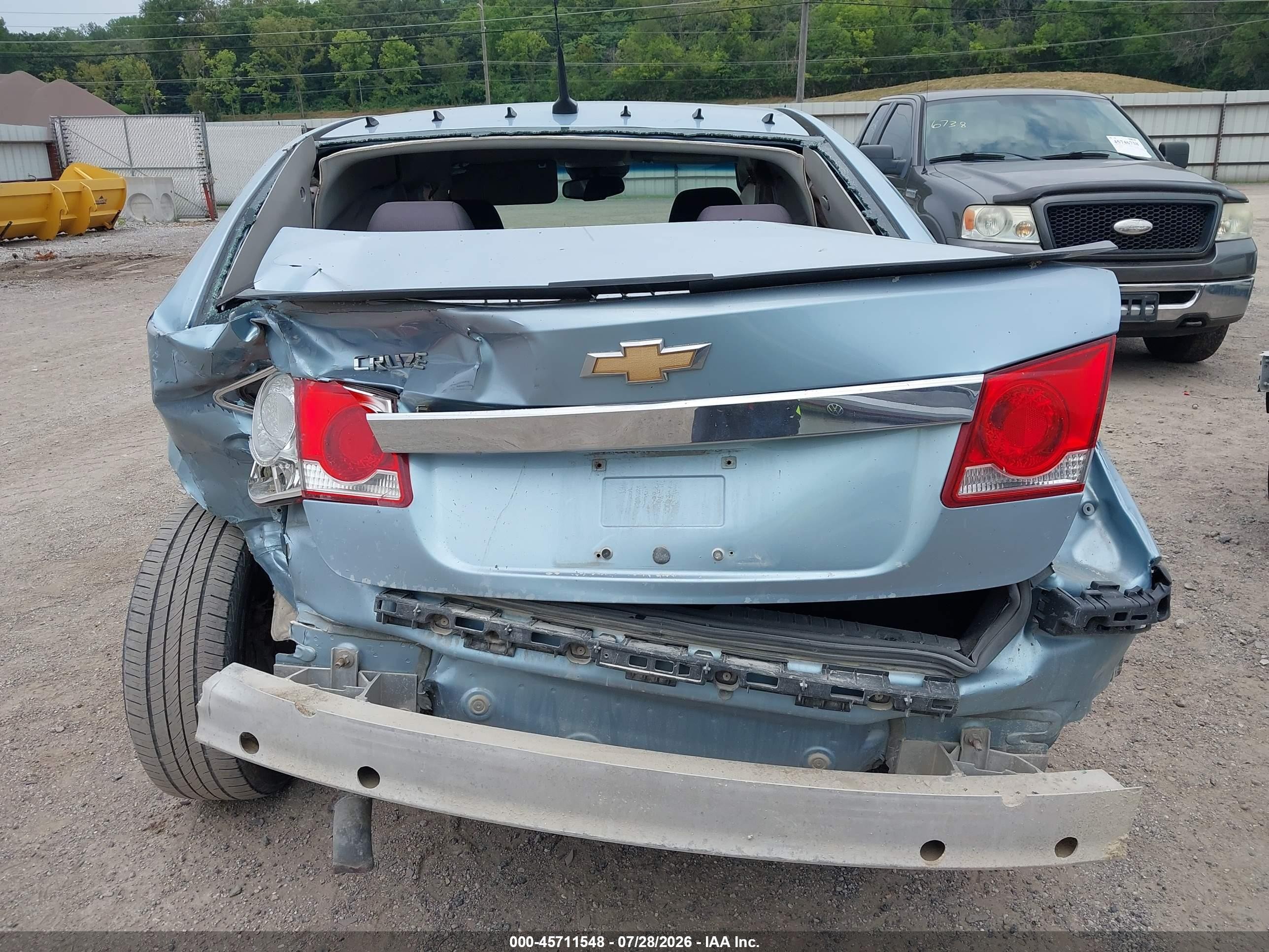2011 Chevrolet Cruze Ls Blue vin: 1G1PC5SH1B7159070