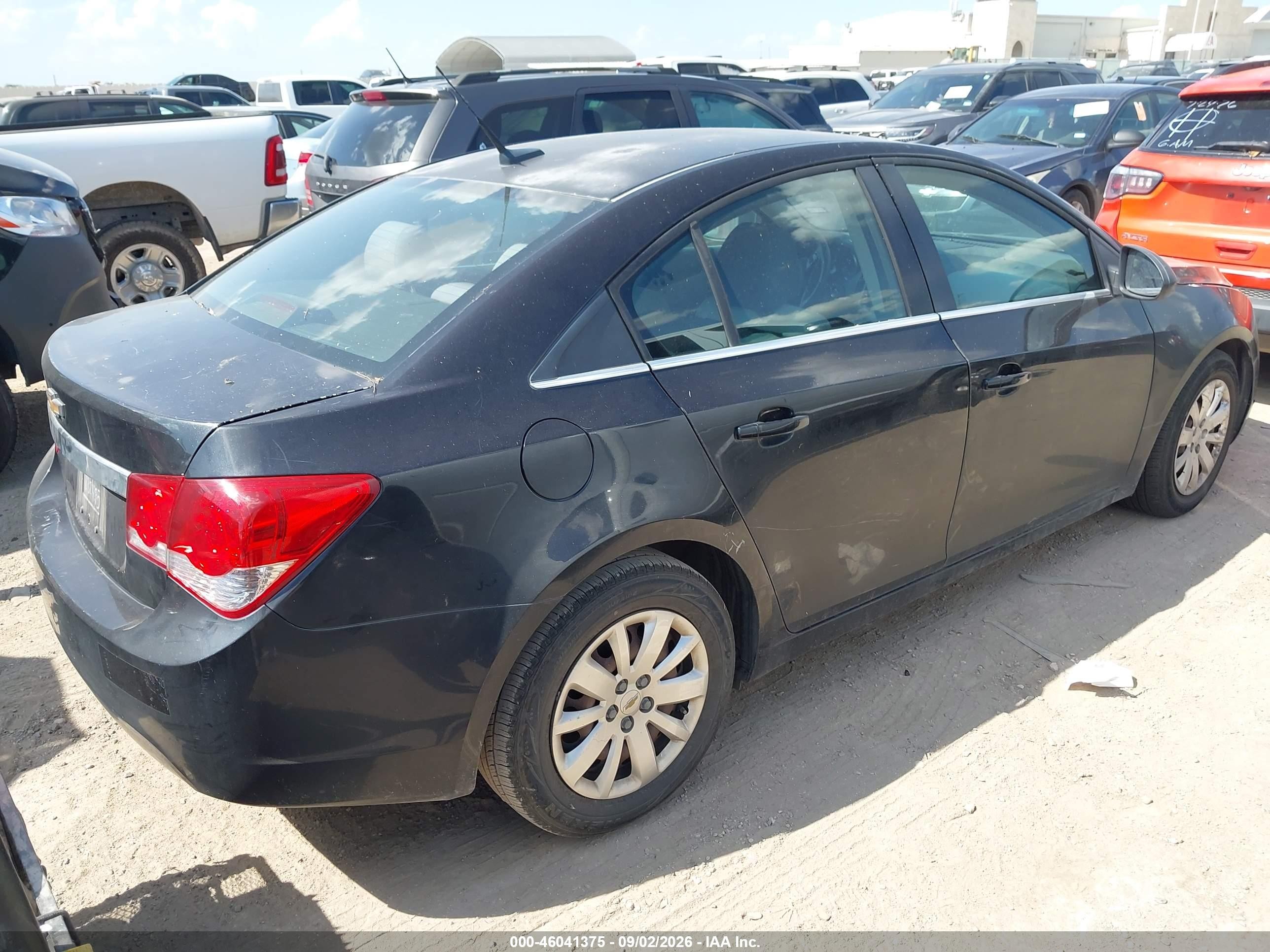 2011 Chevrolet Cruze Ls Black vin: 1G1PC5SH1B7219462