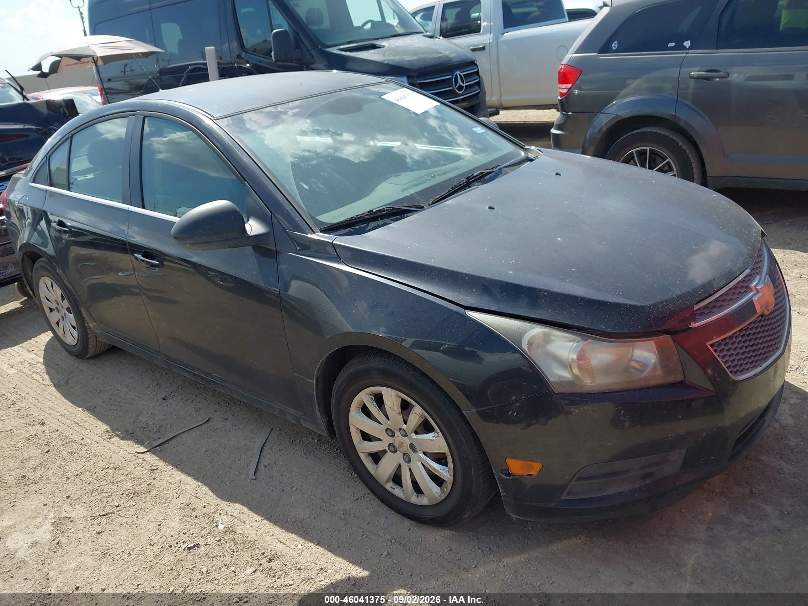 2011 Chevrolet Cruze Ls Black vin: 1G1PC5SH1B7219462
