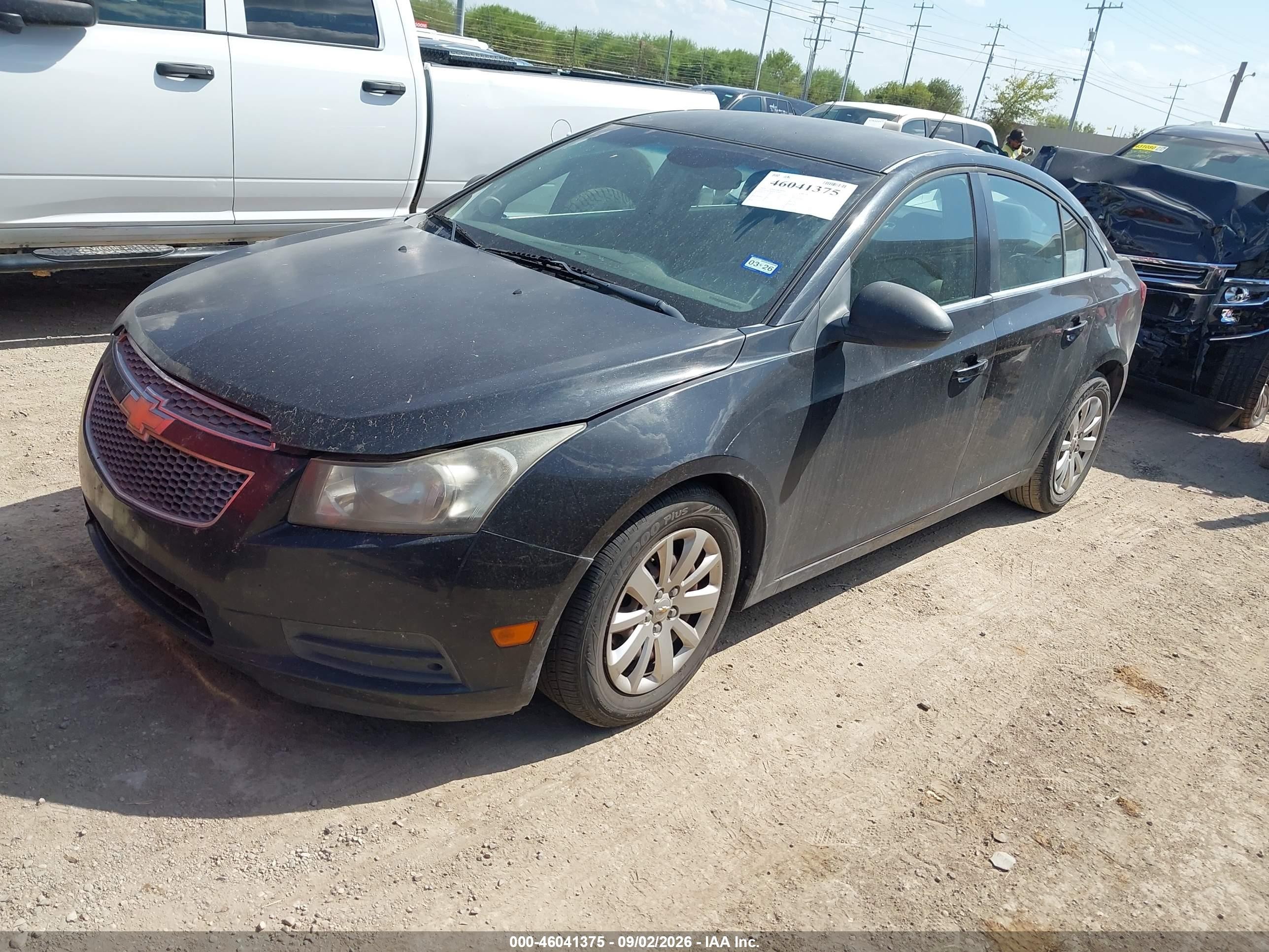 2011 Chevrolet Cruze Ls Black vin: 1G1PC5SH1B7219462