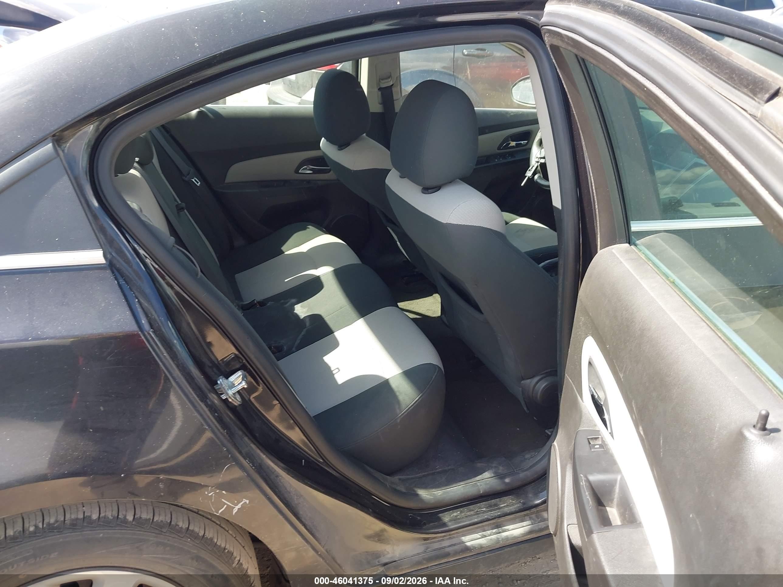2011 Chevrolet Cruze Ls Black vin: 1G1PC5SH1B7219462