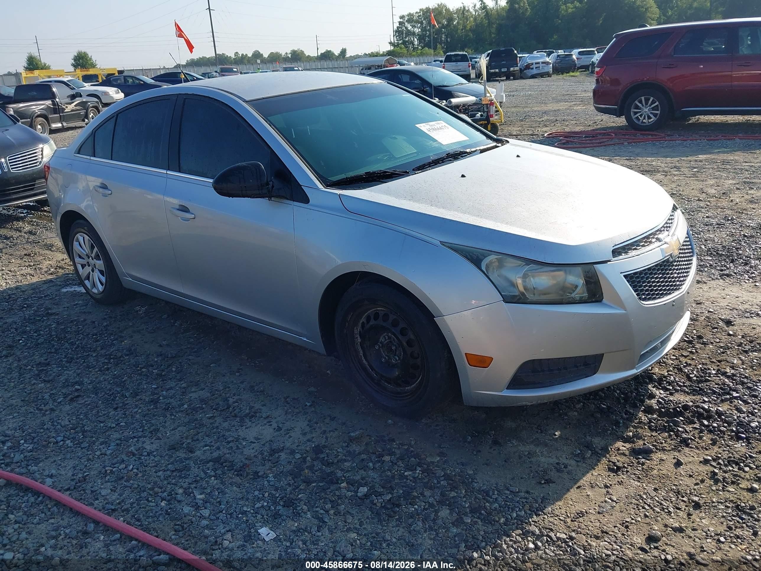 2011 Chevrolet Cruze Ls Silver vin: 1G1PC5SH1B7275627