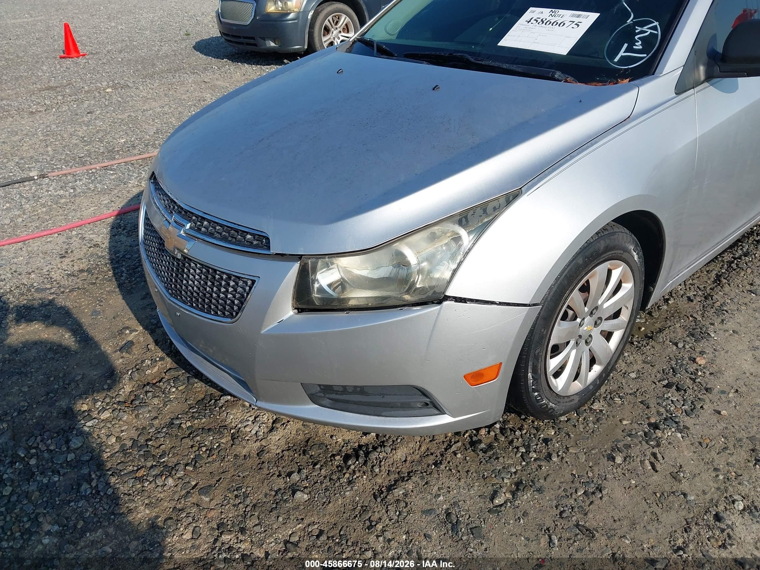 2011 Chevrolet Cruze Ls Silver vin: 1G1PC5SH1B7275627