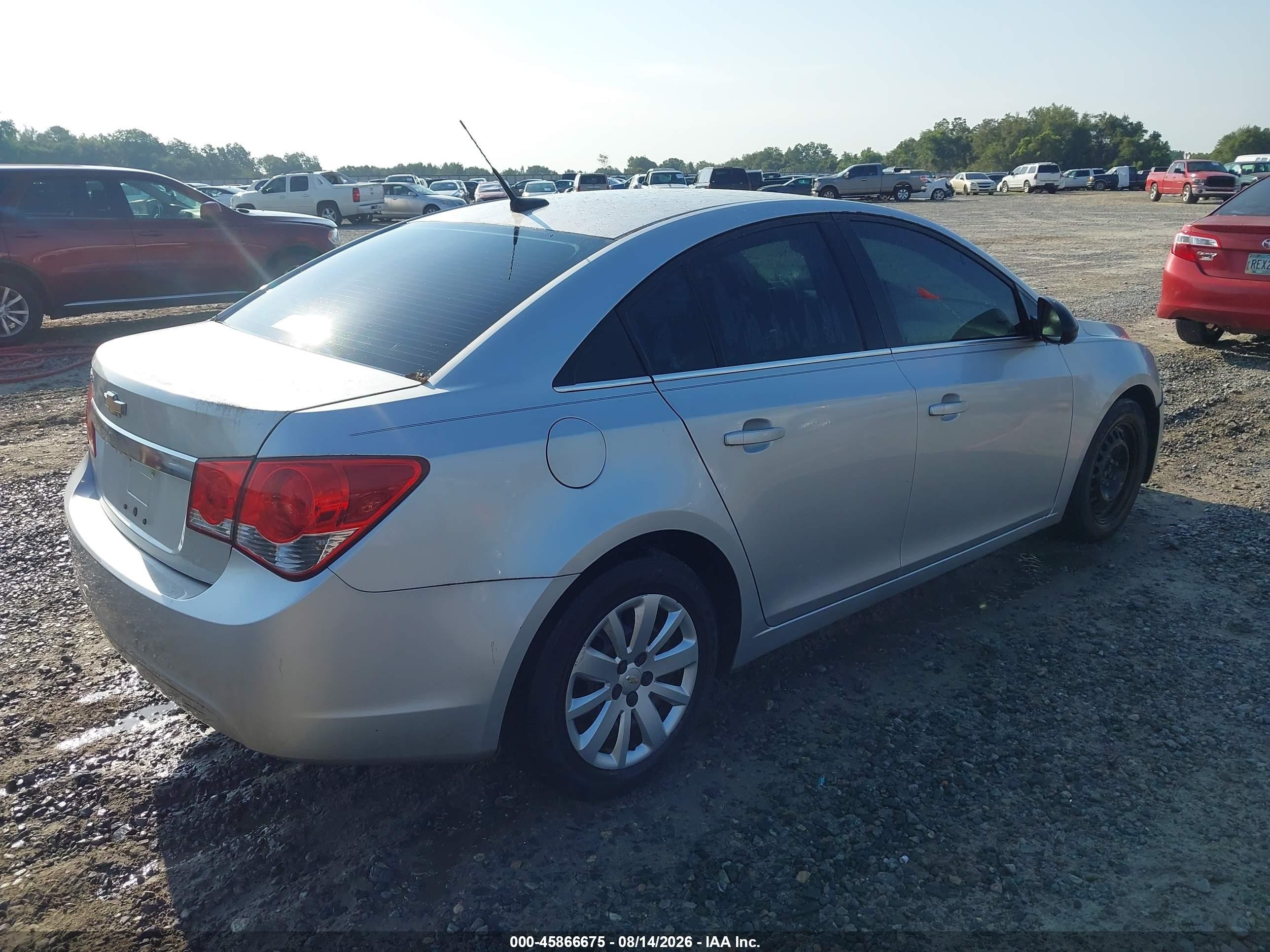 2011 Chevrolet Cruze Ls Silver vin: 1G1PC5SH1B7275627