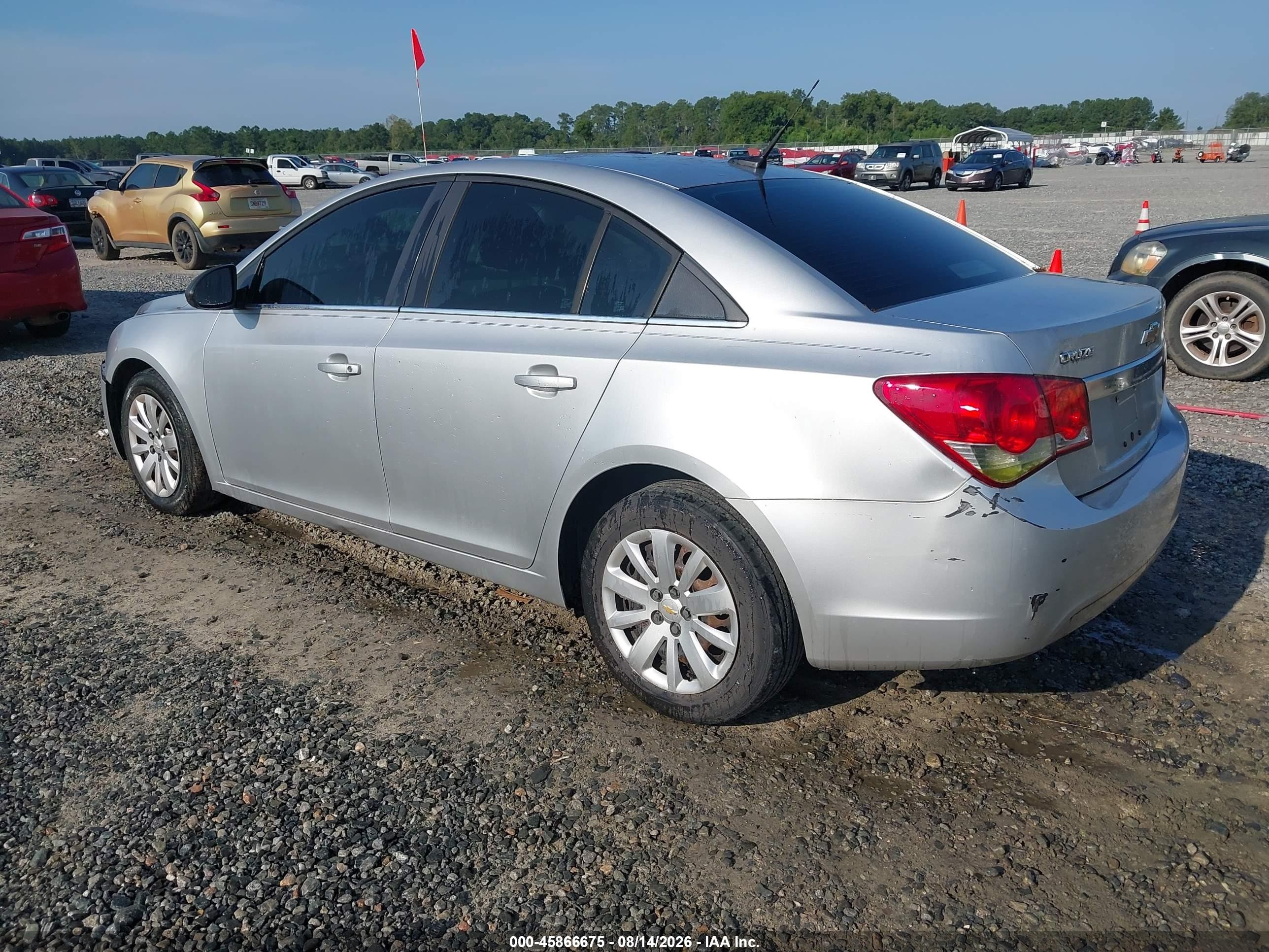 2011 Chevrolet Cruze Ls Silver vin: 1G1PC5SH1B7275627