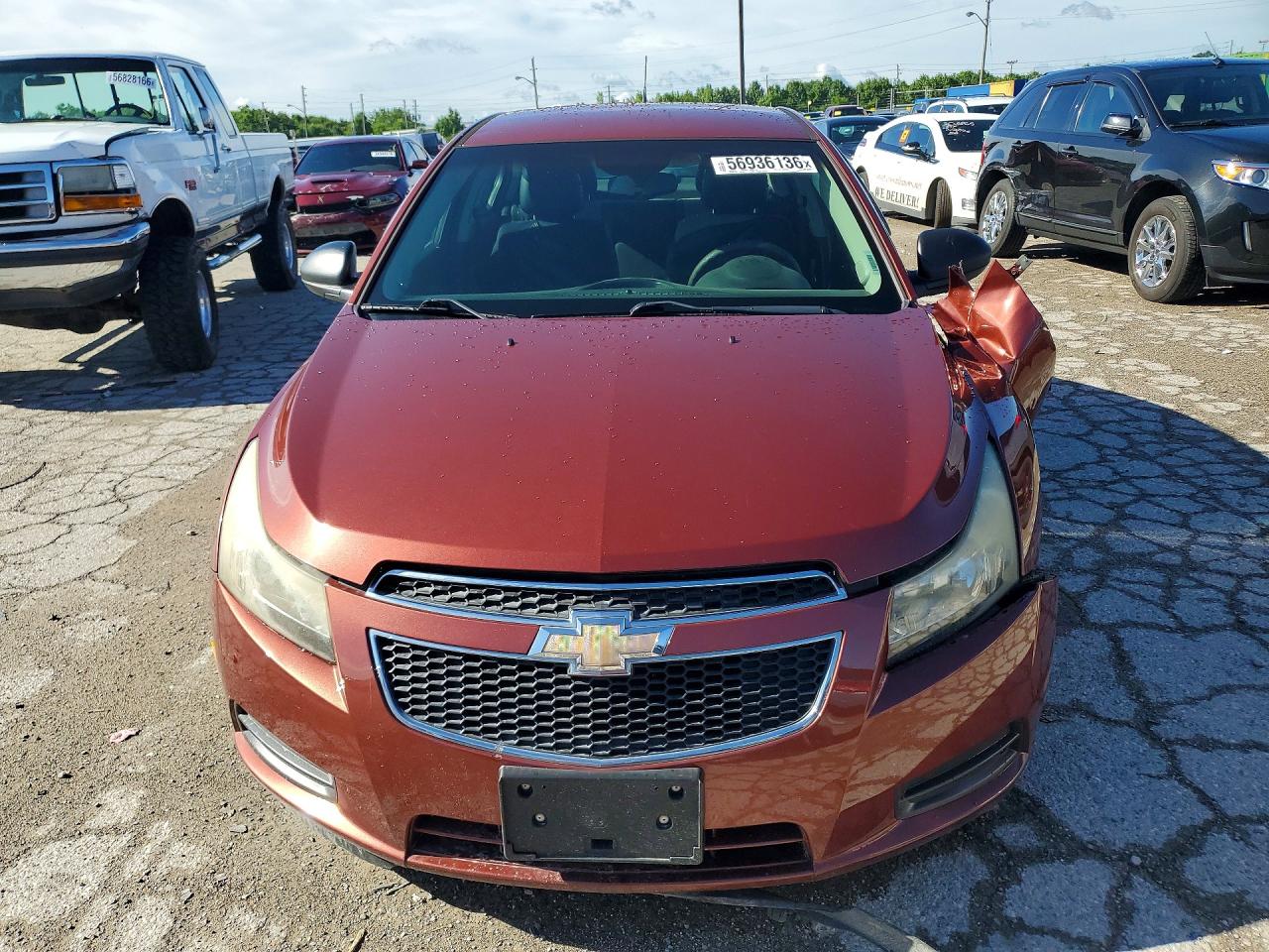 2012 Chevrolet Cruze Ls Orange vin: 1G1PC5SH1C7185105