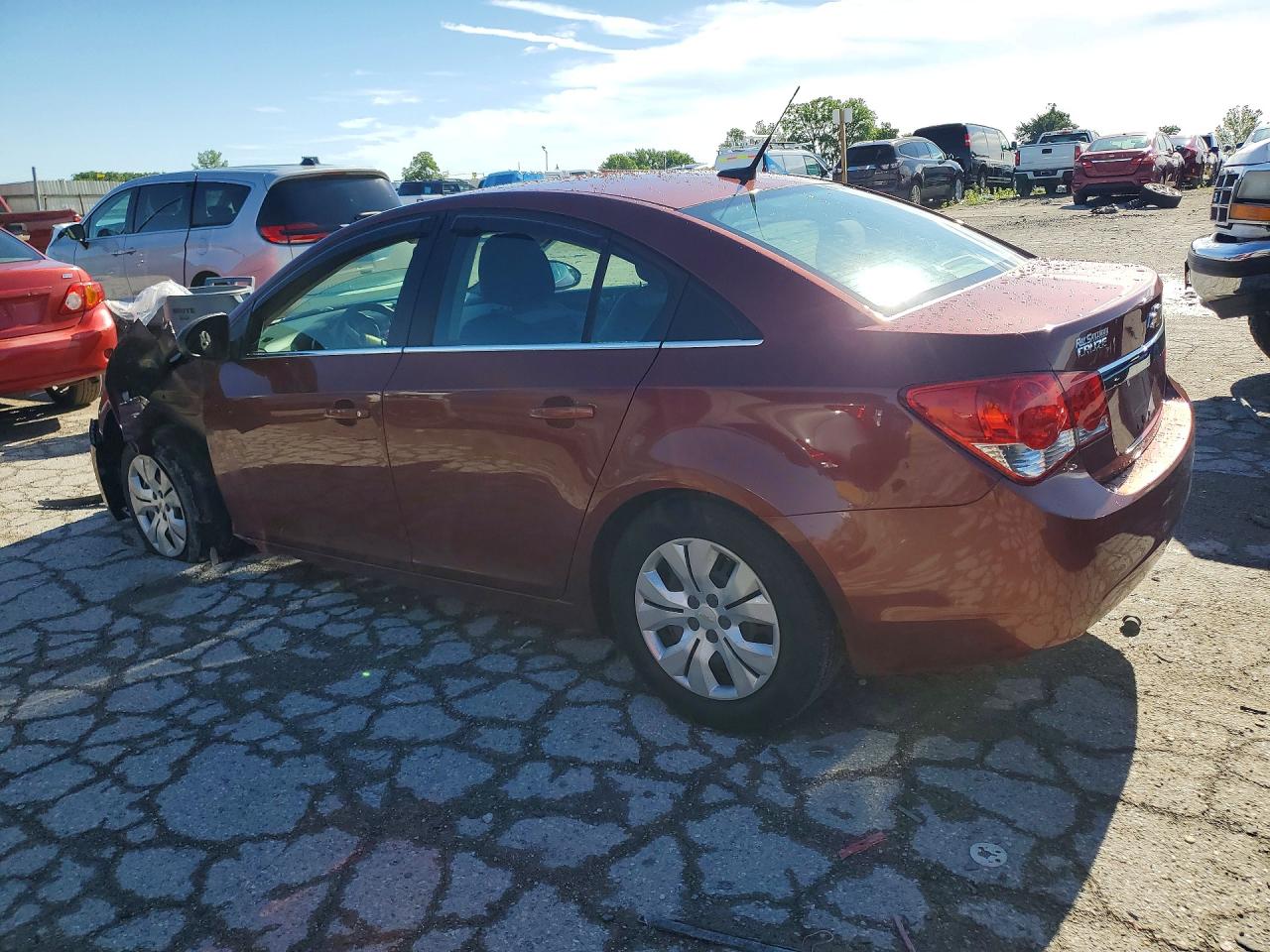 2012 Chevrolet Cruze Ls Orange vin: 1G1PC5SH1C7185105