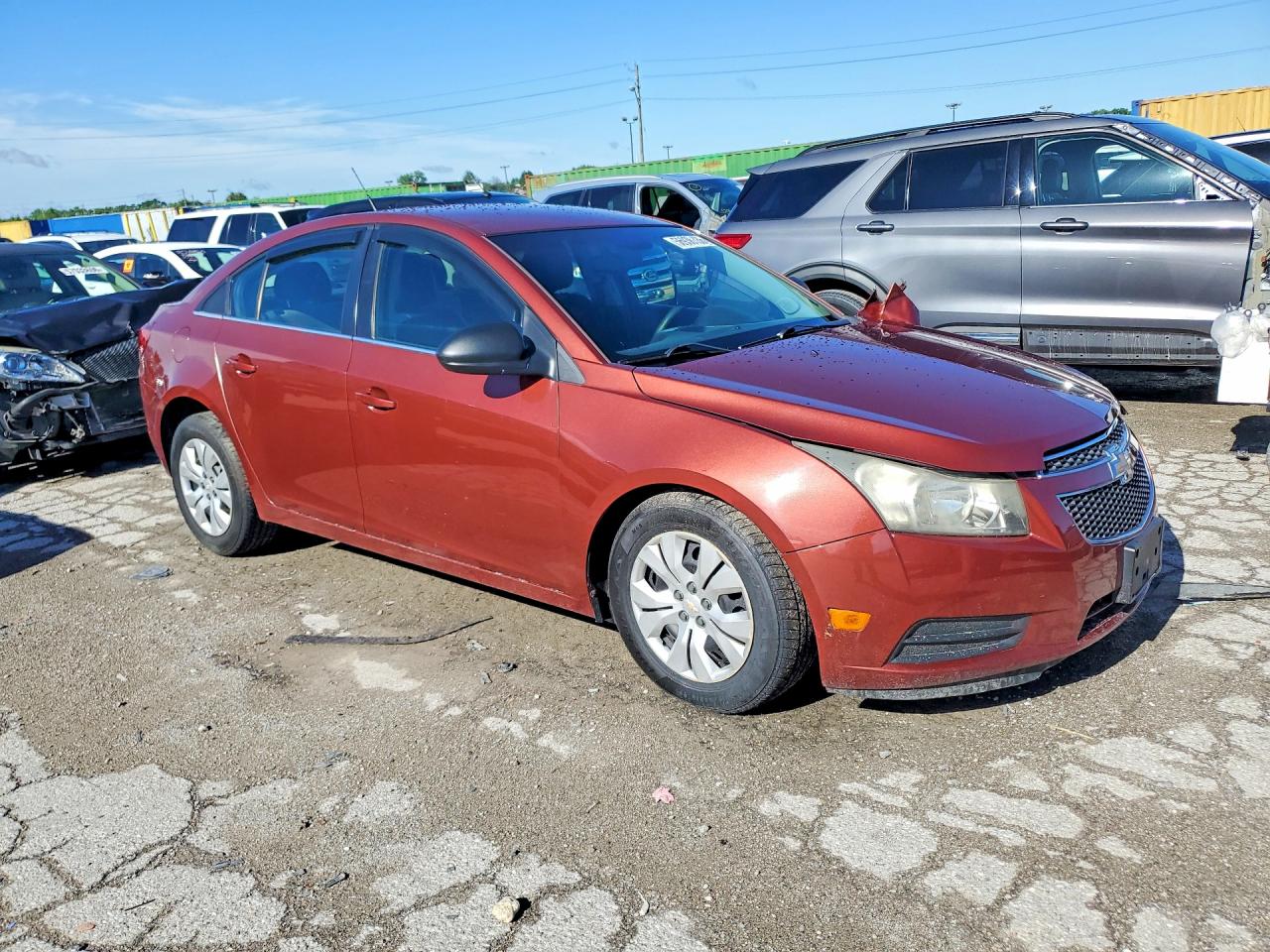 2012 Chevrolet Cruze Ls Orange vin: 1G1PC5SH1C7185105