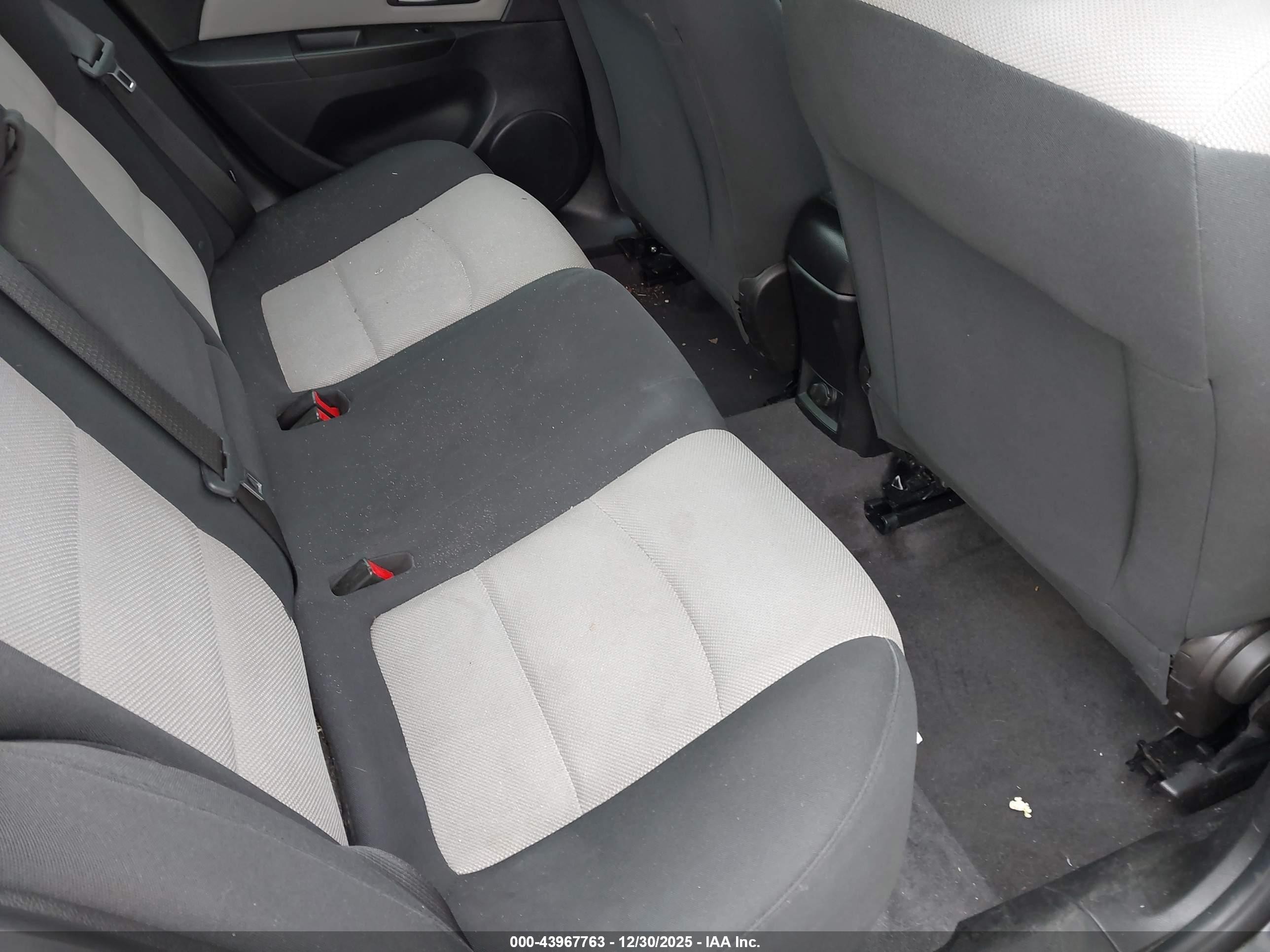 2012 Chevrolet Cruze Ls Black vin: 1G1PC5SH1C7206485