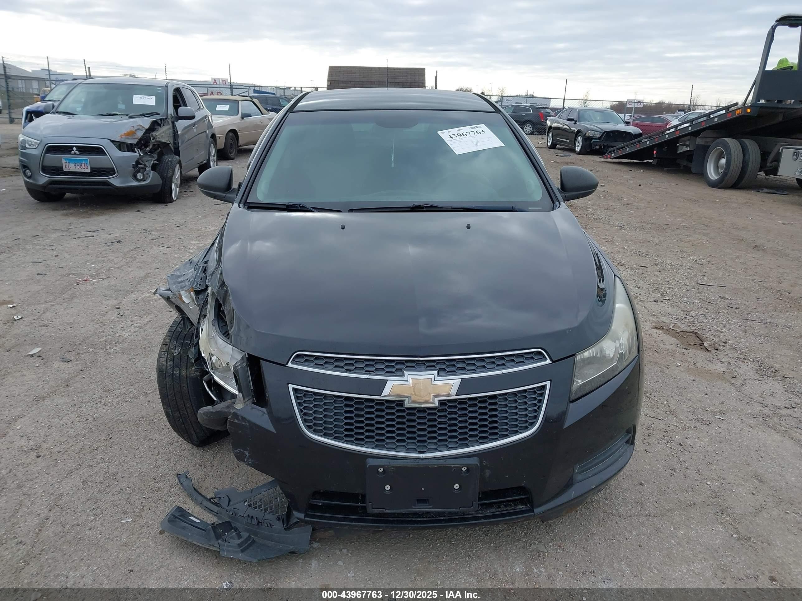 2012 Chevrolet Cruze Ls Black vin: 1G1PC5SH1C7206485