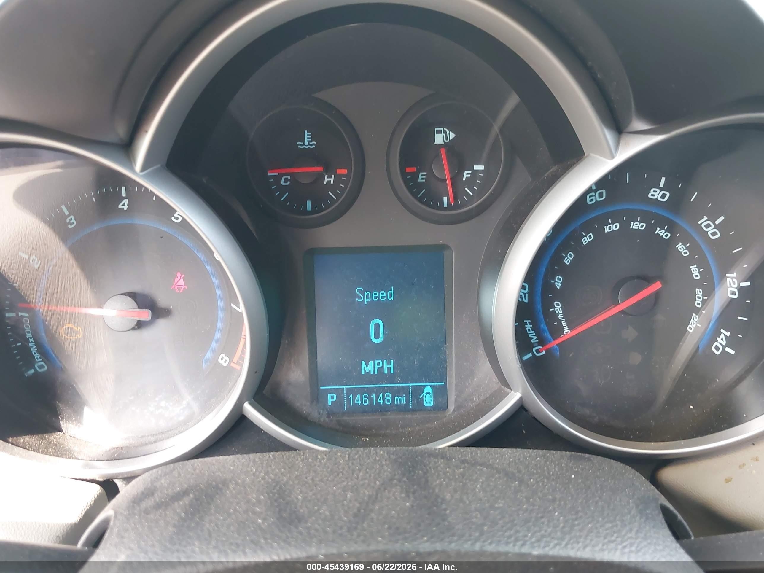 2012 Chevrolet Cruze Ls Blue vin: 1G1PC5SH1C7243603