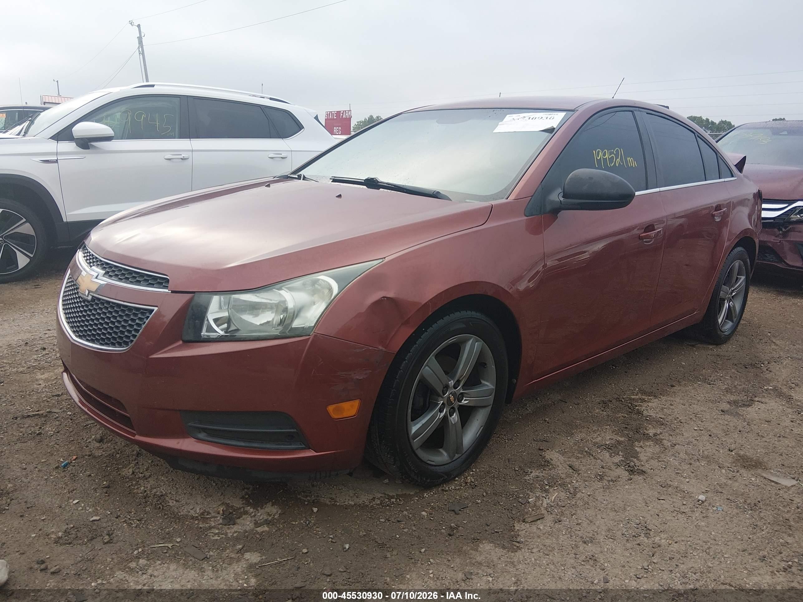 2012 Chevrolet Cruze Ls Orange vin: 1G1PC5SH1C7276746