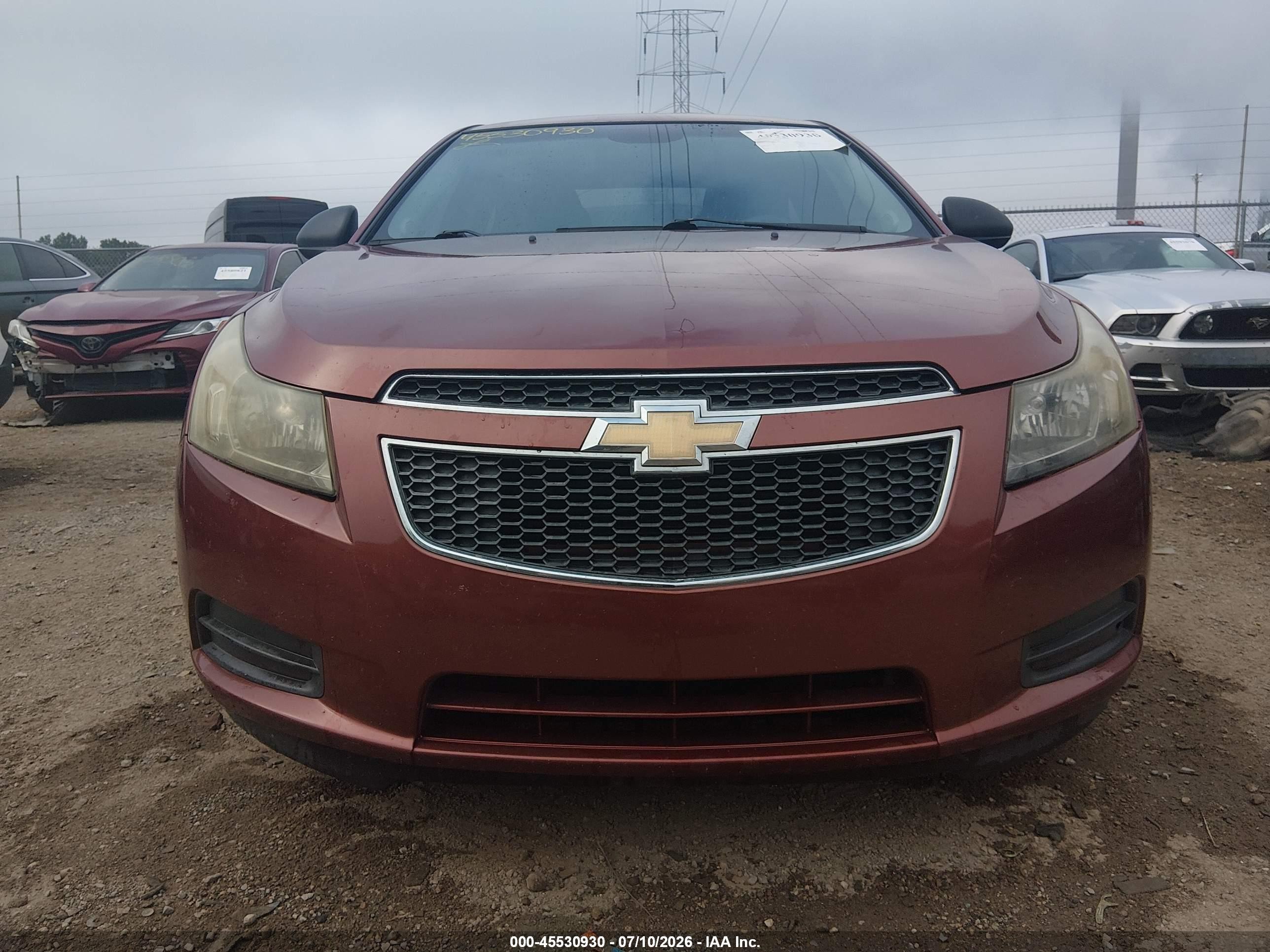 2012 Chevrolet Cruze Ls Orange vin: 1G1PC5SH1C7276746