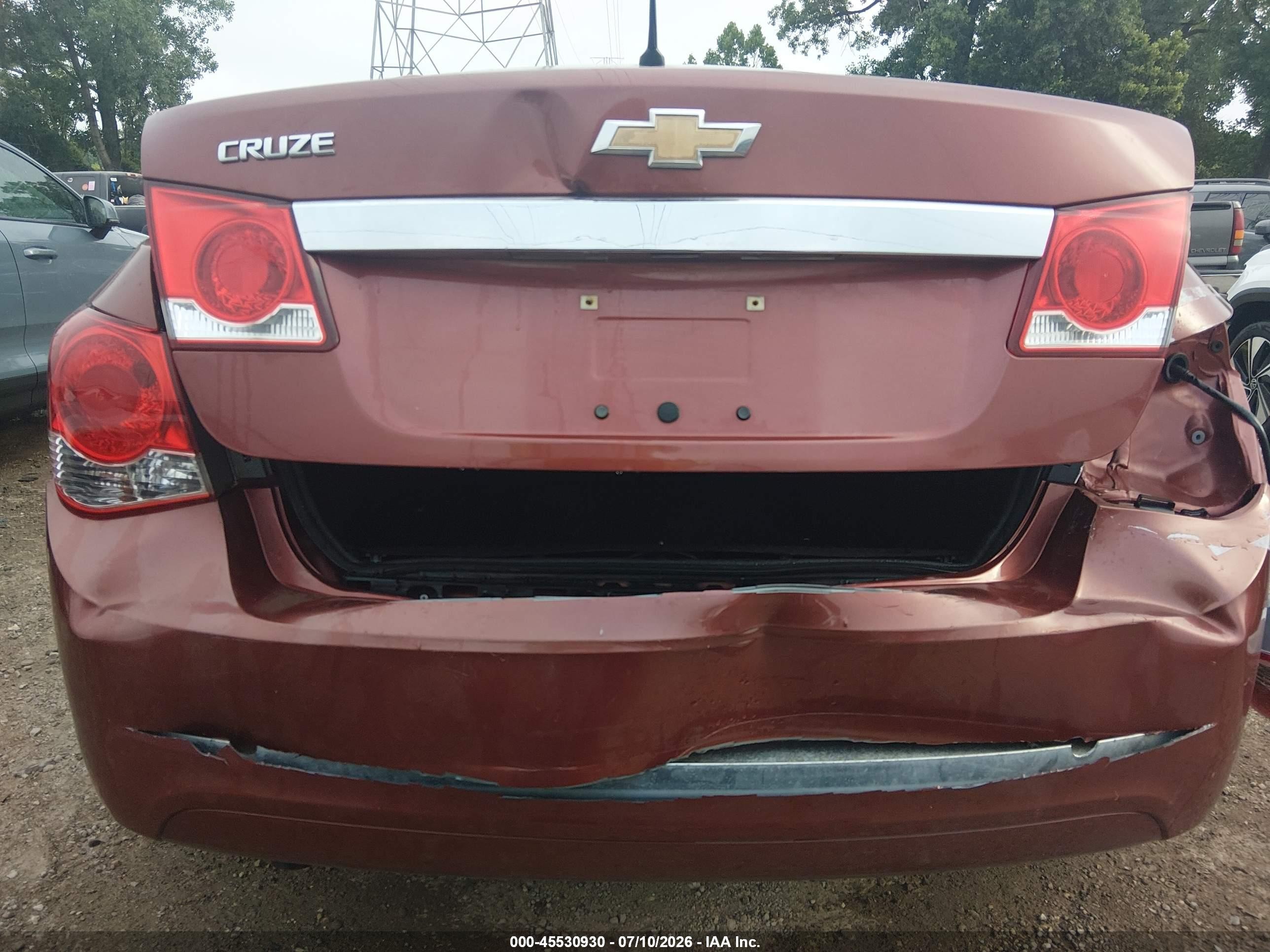 2012 Chevrolet Cruze Ls Orange vin: 1G1PC5SH1C7276746