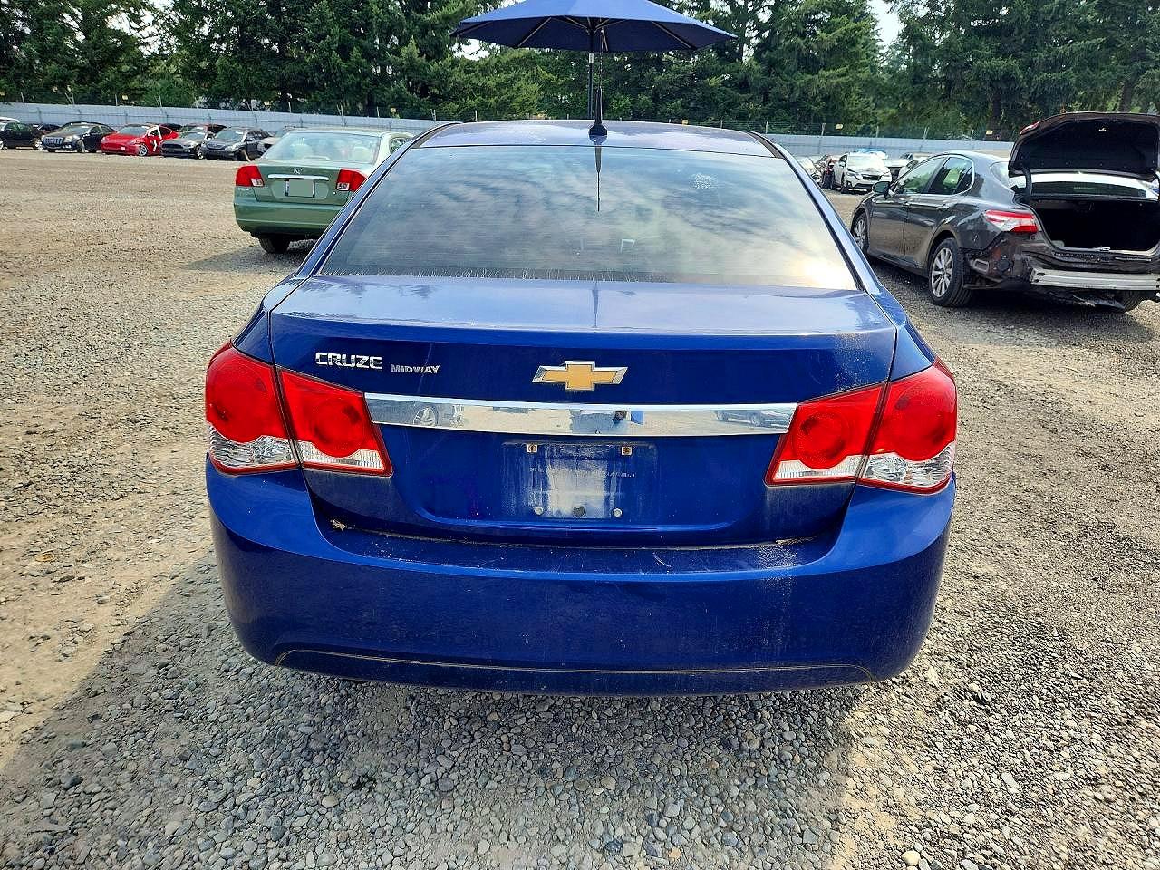 2012 Chevrolet Cruze Ls Blue vin: 1G1PC5SH1C7374322