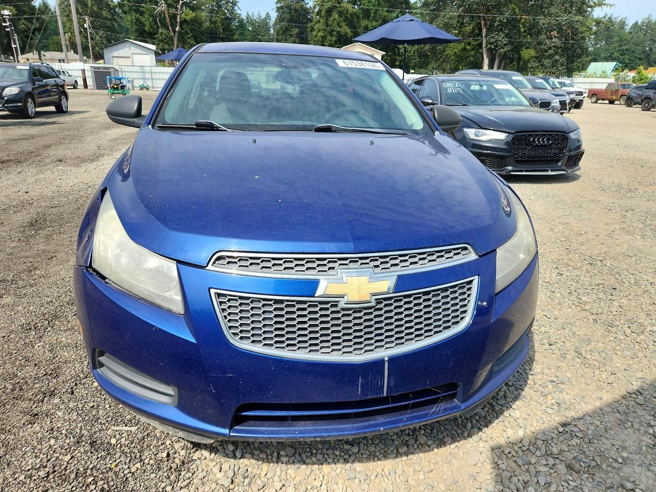 2012 Chevrolet Cruze Ls Blue vin: 1G1PC5SH1C7374322