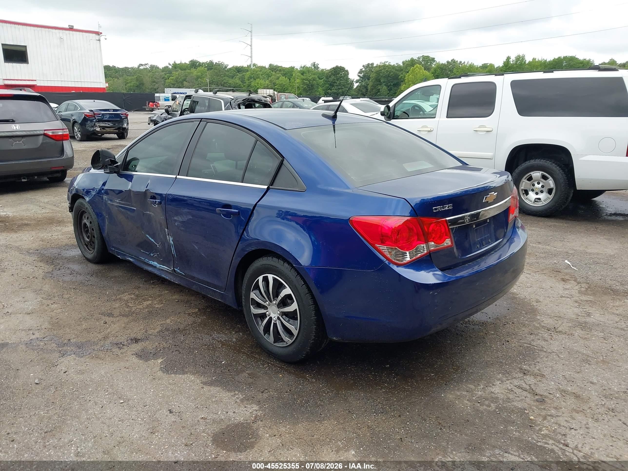 2012 Chevrolet Cruze Ls Blue vin: 1G1PC5SH1C7410171