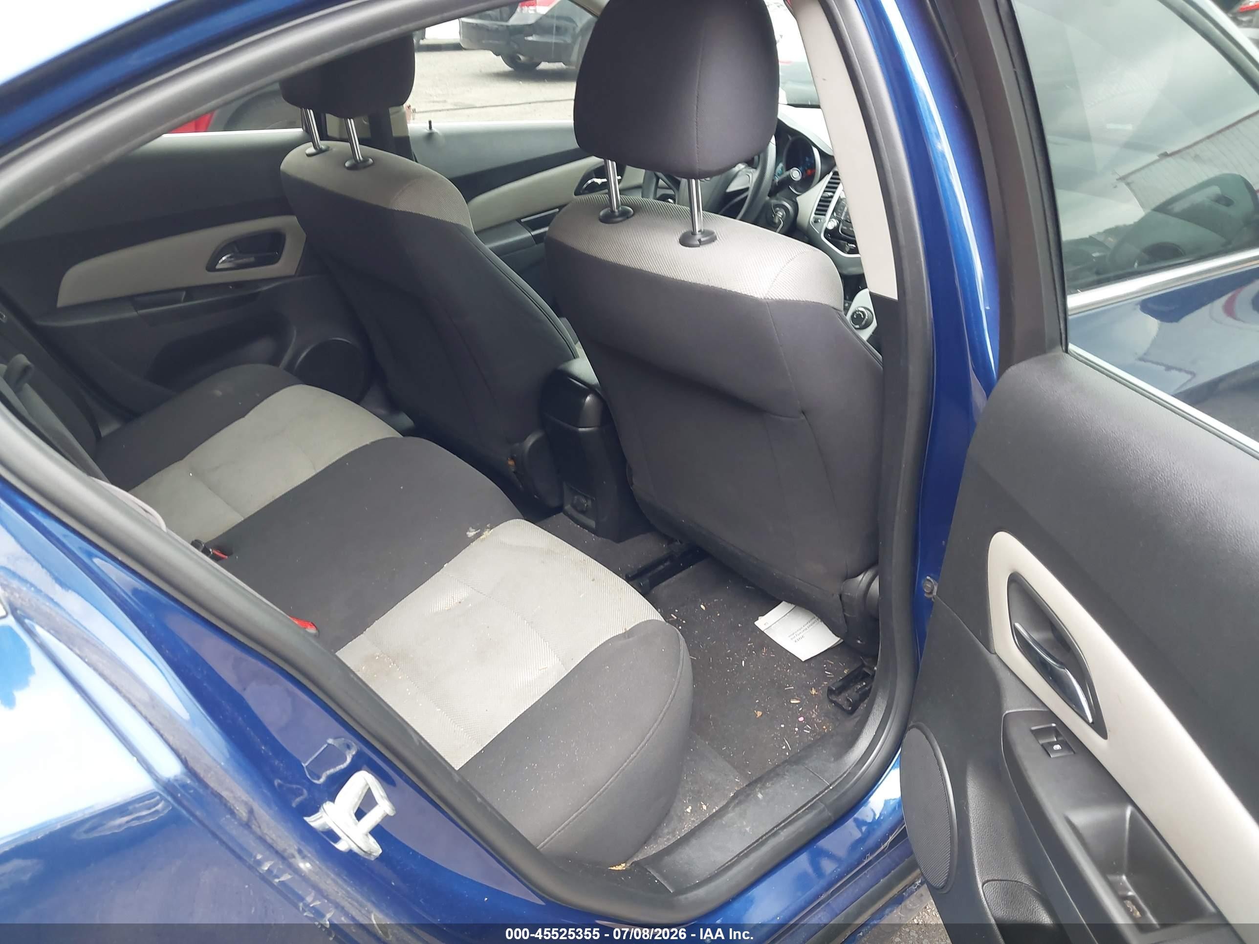 2012 Chevrolet Cruze Ls Blue vin: 1G1PC5SH1C7410171