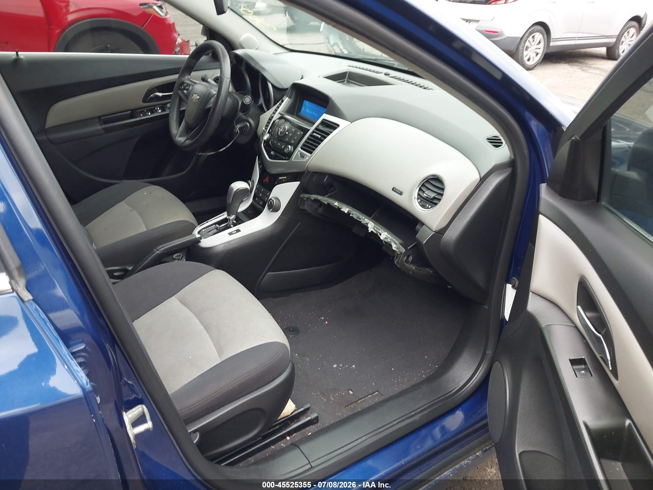 2012 Chevrolet Cruze Ls Blue vin: 1G1PC5SH1C7410171