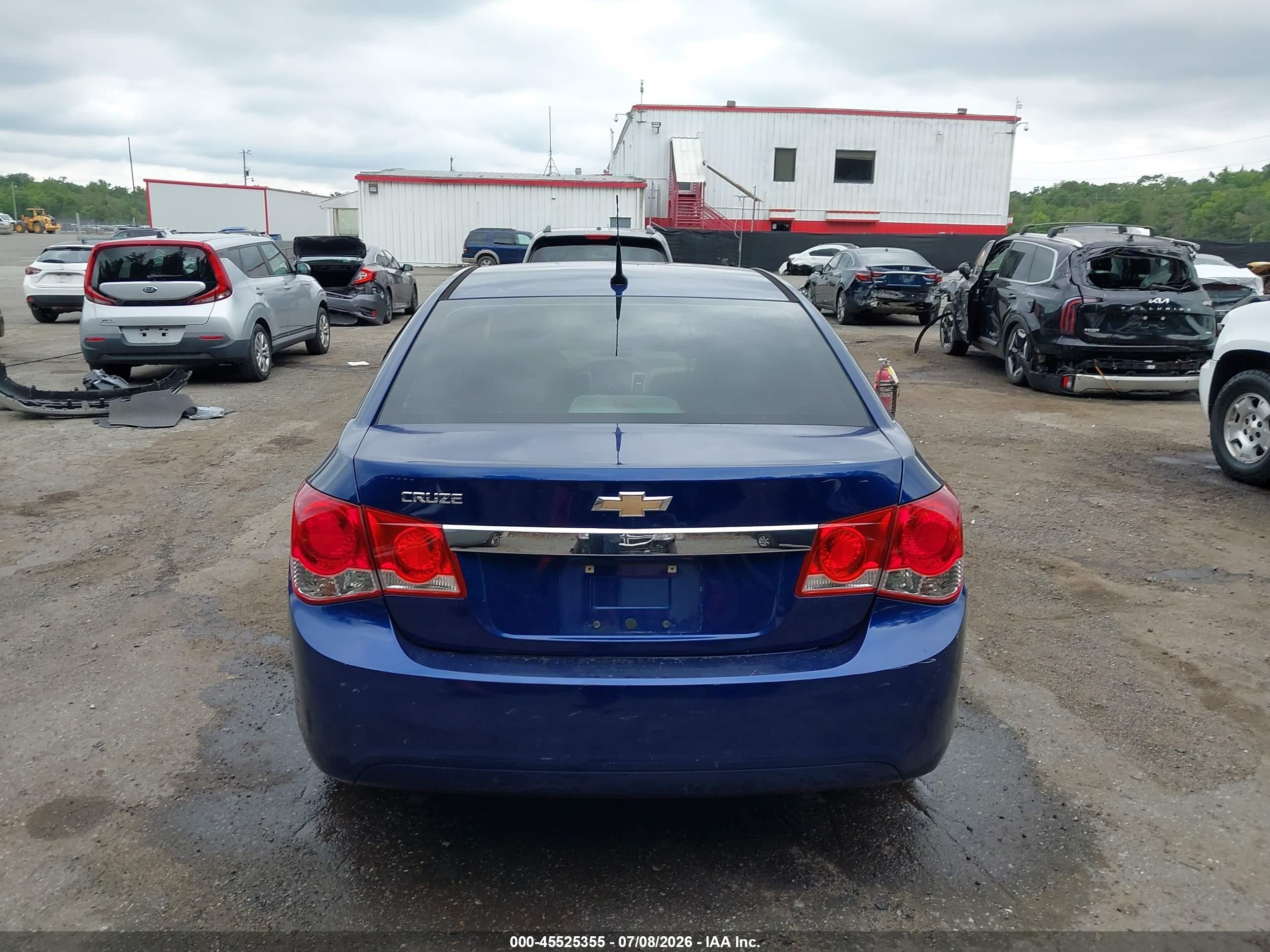 2012 Chevrolet Cruze Ls Blue vin: 1G1PC5SH1C7410171