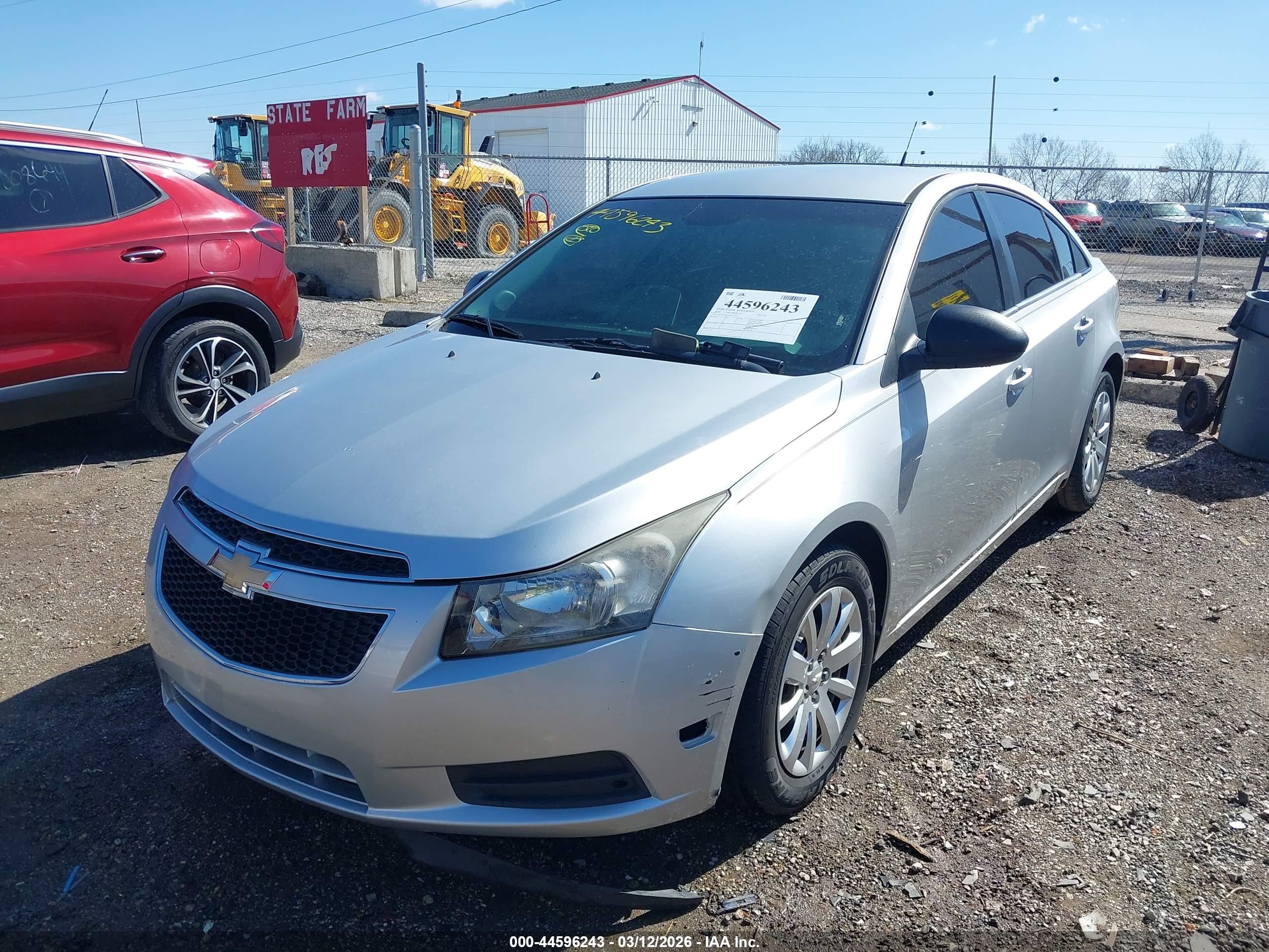 2011 Chevrolet Cruze Ls Silver vin: 1G1PC5SH2B7116731