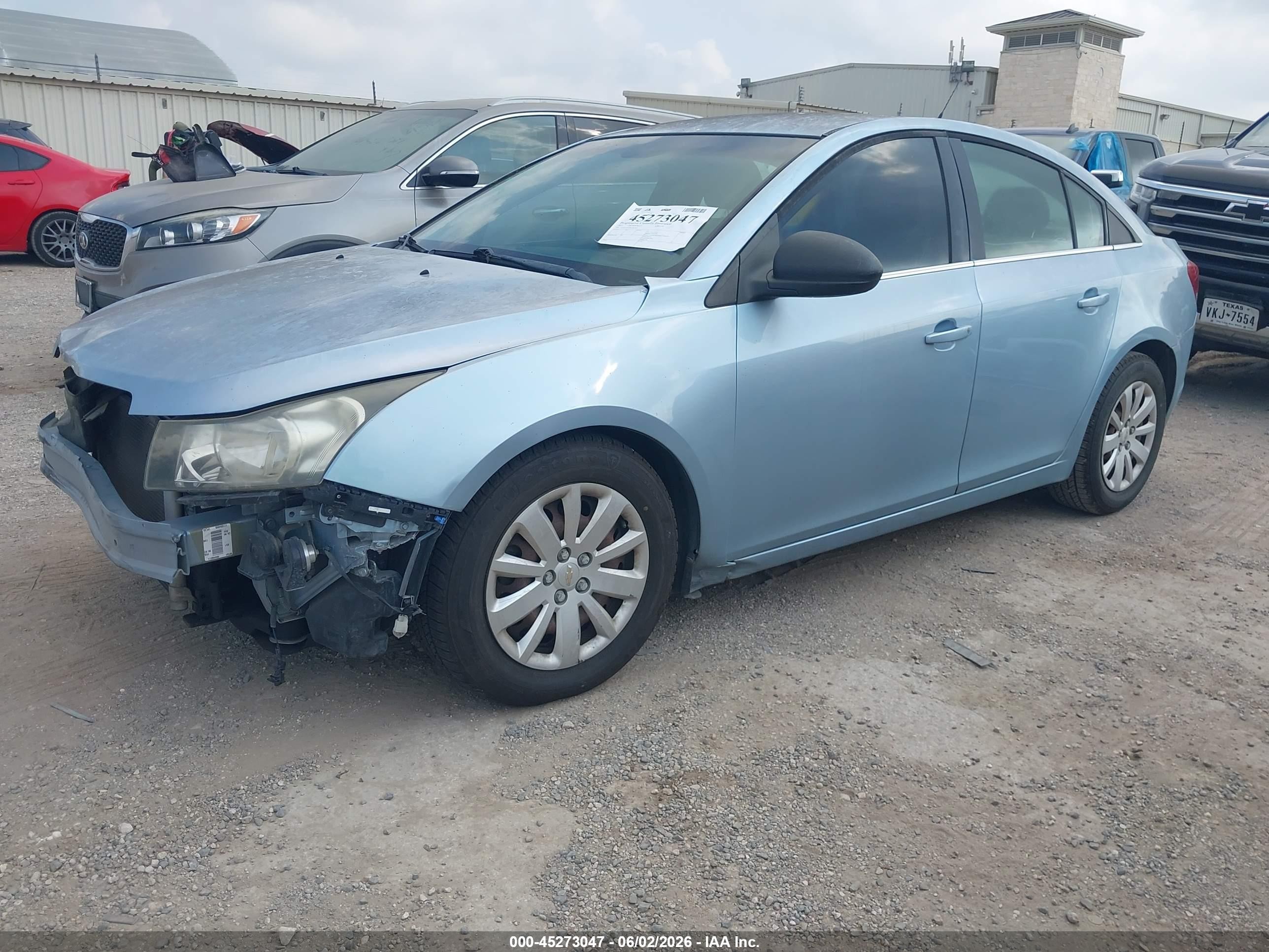 2011 Chevrolet Cruze Ls Blue vin: 1G1PC5SH2B7187962