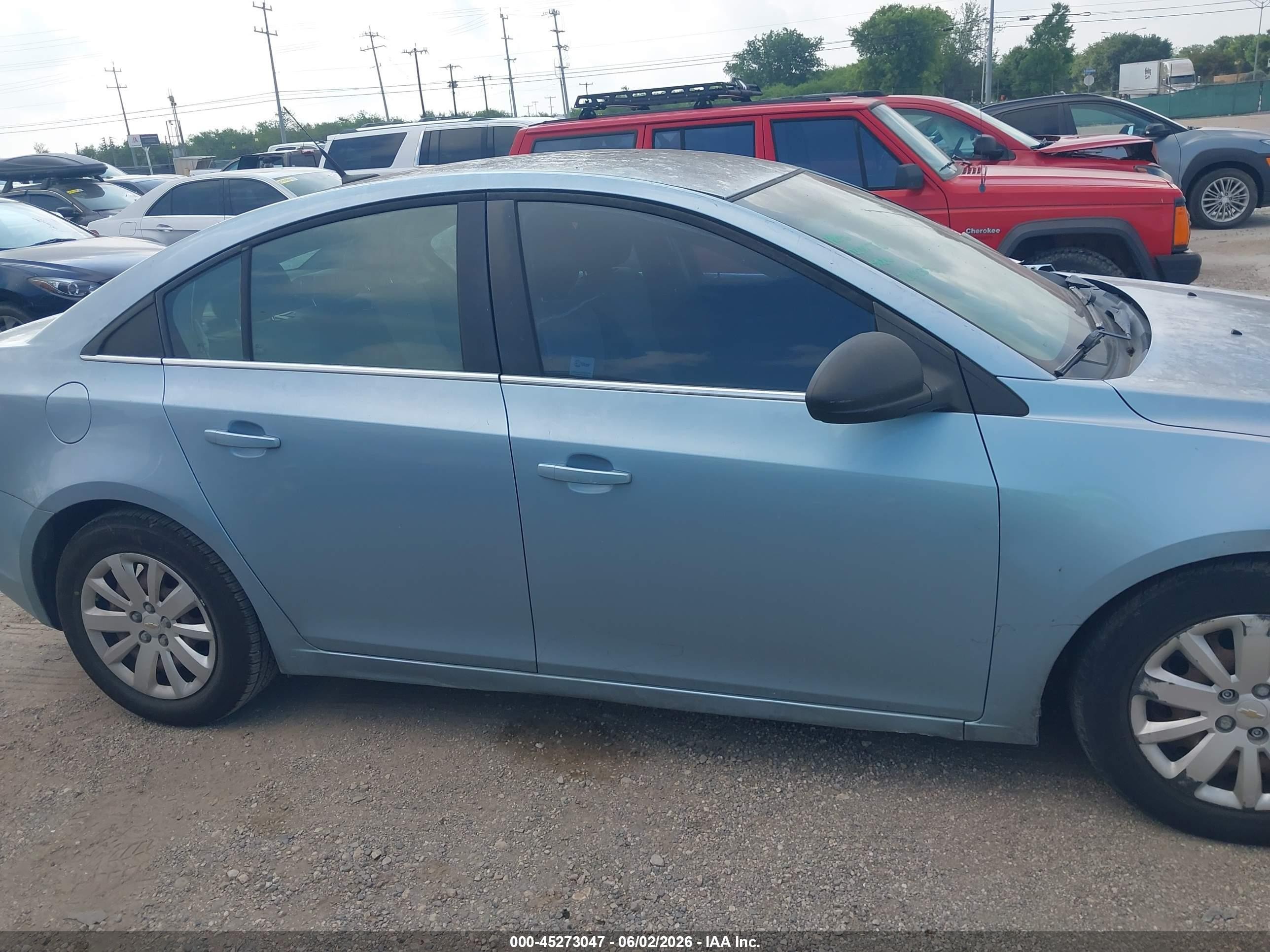 2011 Chevrolet Cruze Ls Blue vin: 1G1PC5SH2B7187962