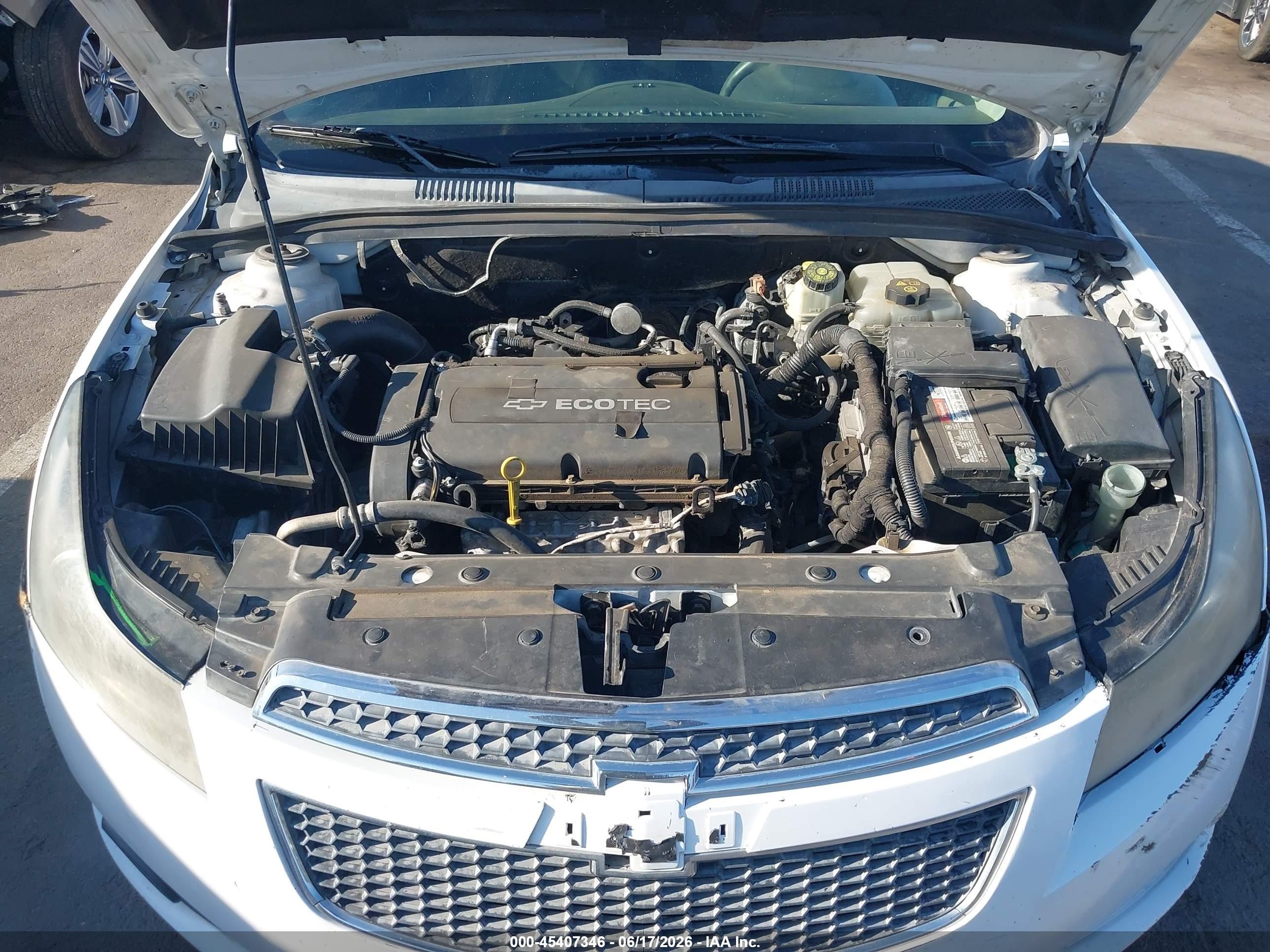2011 Chevrolet Cruze Ls White vin: 1G1PC5SH2B7199433