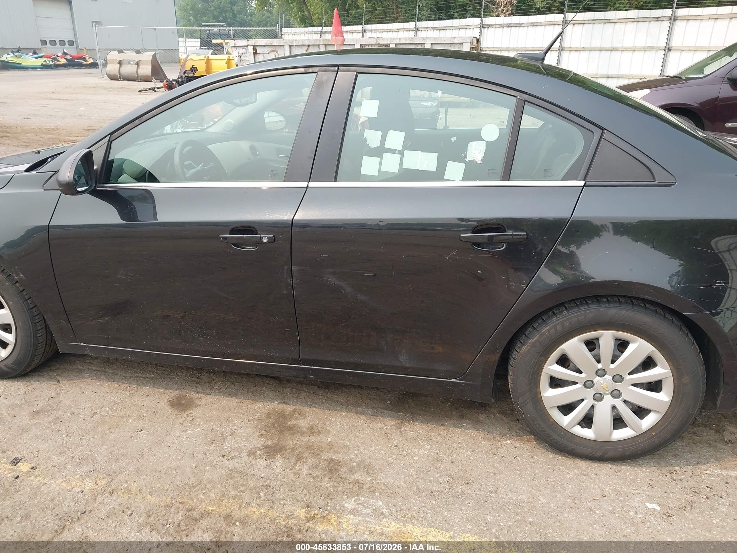 2011 Chevrolet Cruze Ls Black vin: 1G1PC5SH2B7234164