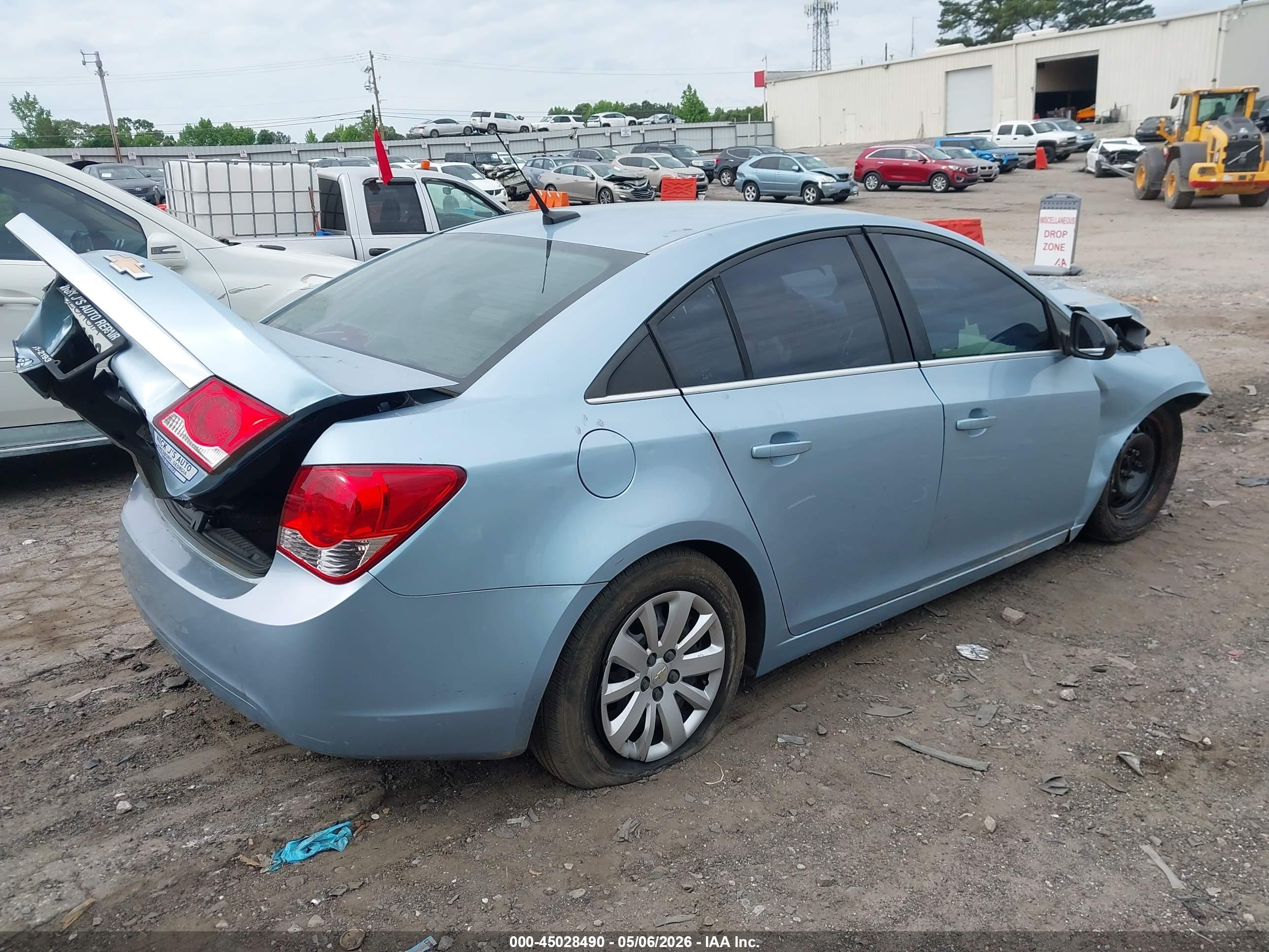 2011 Chevrolet Cruze Ls Light Blue vin: 1G1PC5SH2B7271599
