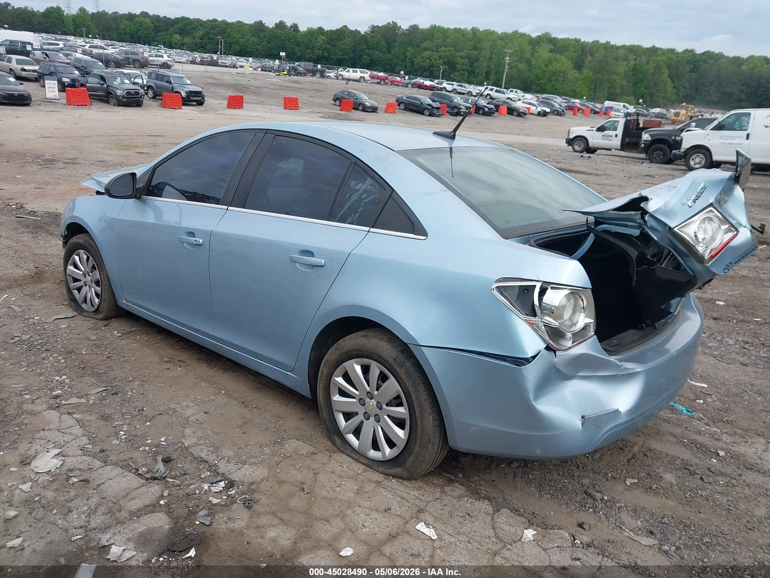 2011 Chevrolet Cruze Ls Light Blue vin: 1G1PC5SH2B7271599
