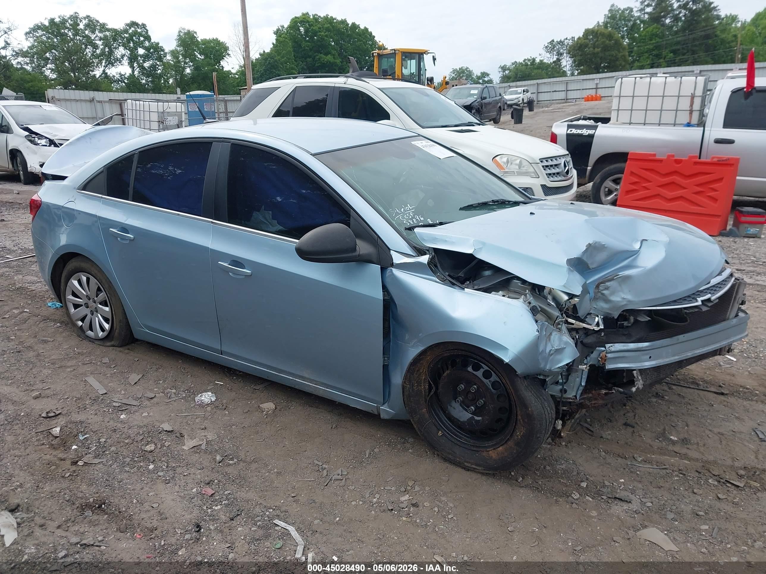 2011 Chevrolet Cruze Ls Light Blue vin: 1G1PC5SH2B7271599