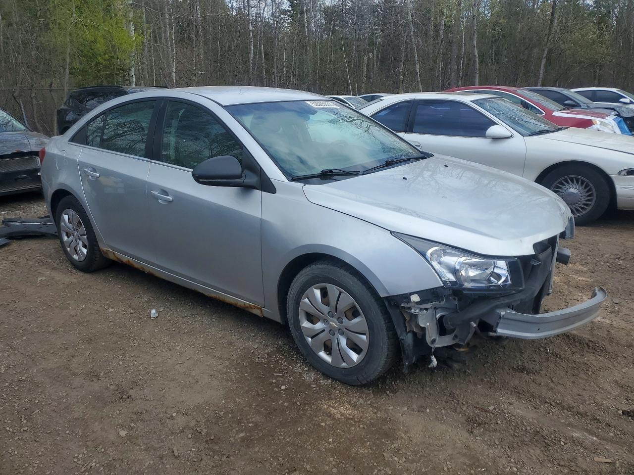 2012 Chevrolet Cruze Ls Silver vin: 1G1PC5SH2C7141677