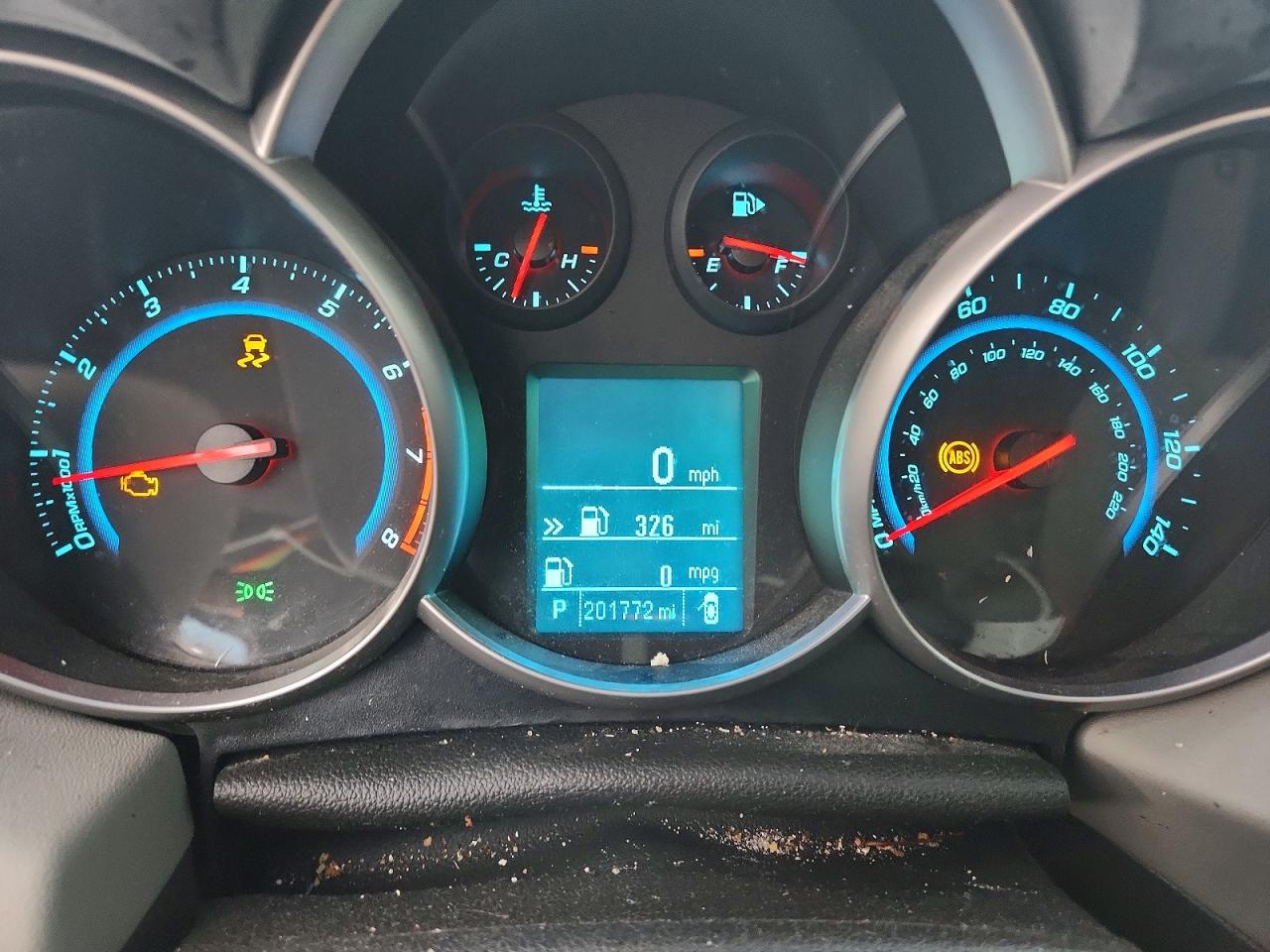 2012 Chevrolet Cruze Ls Blue vin: 1G1PC5SH2C7172928