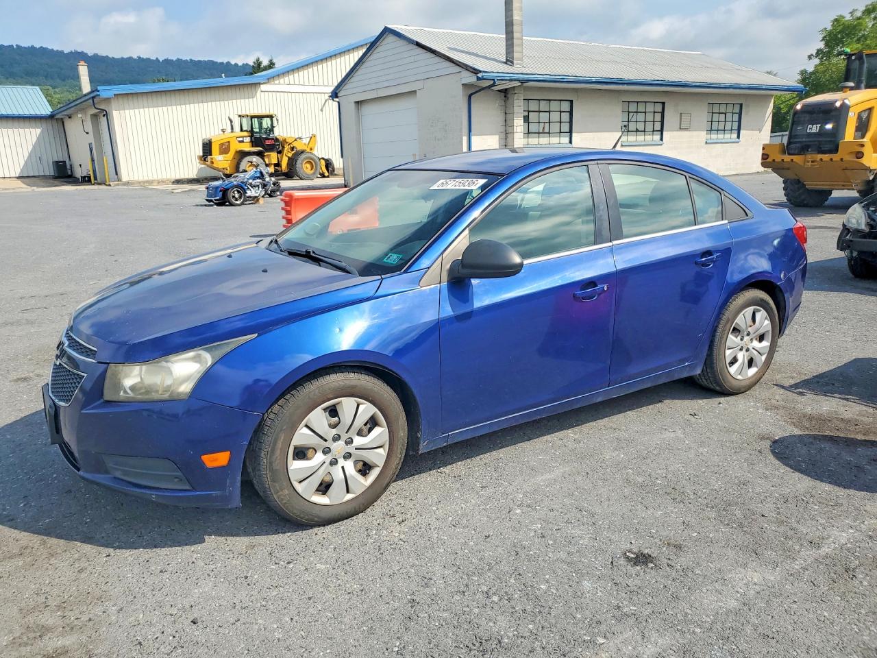 2012 Chevrolet Cruze Ls Blue vin: 1G1PC5SH2C7226650