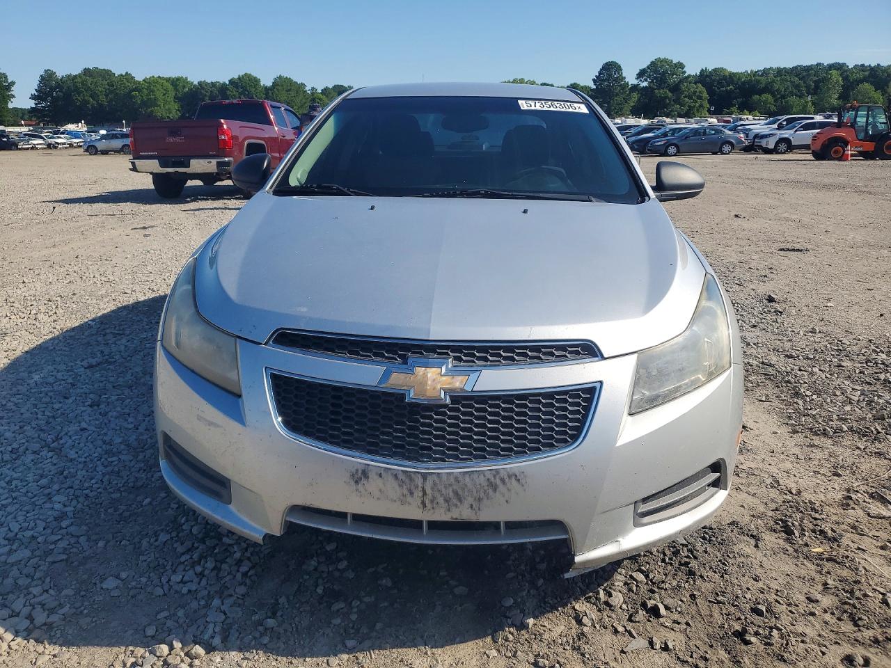 2012 Chevrolet Cruze Ls Silver vin: 1G1PC5SH2C7229712