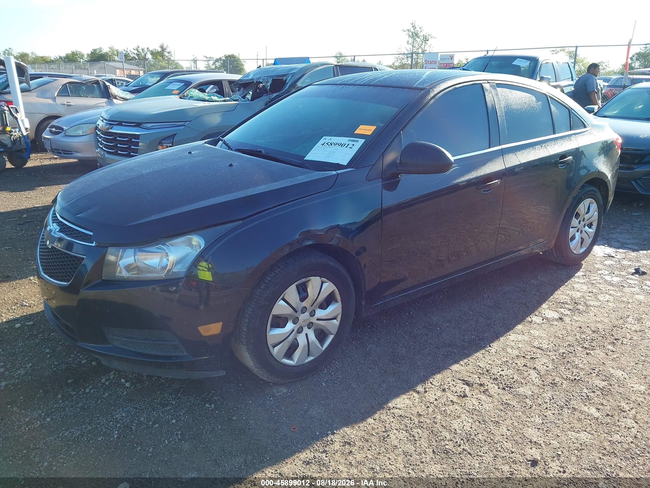 2012 Chevrolet Cruze Ls Черный vin: 1G1PC5SH2C7239575
