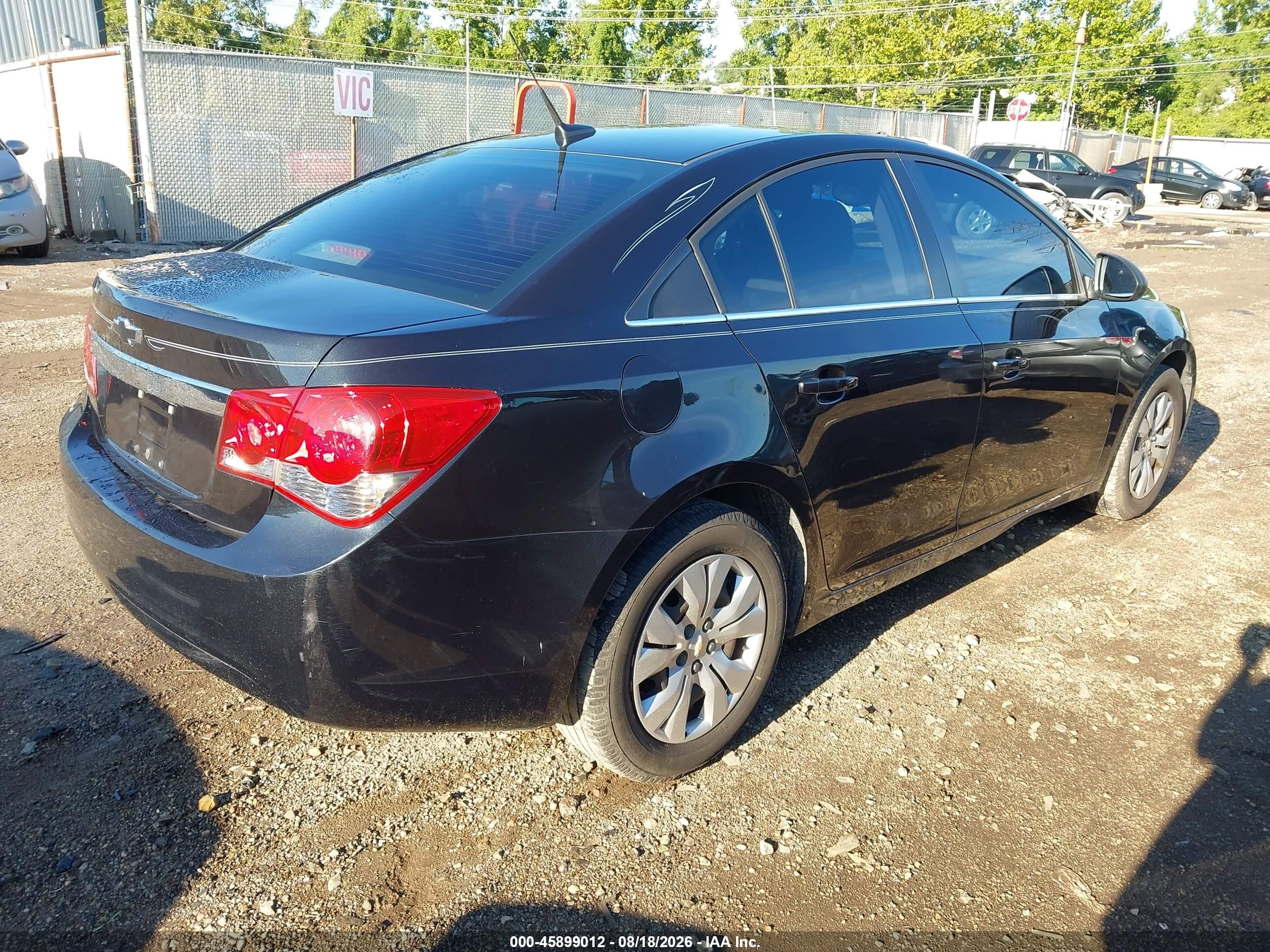 2012 Chevrolet Cruze Ls Черный vin: 1G1PC5SH2C7239575