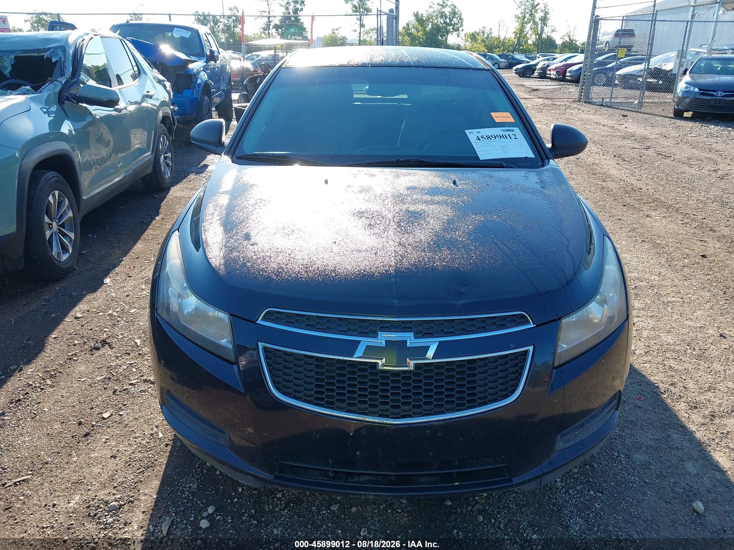 2012 Chevrolet Cruze Ls Черный vin: 1G1PC5SH2C7239575