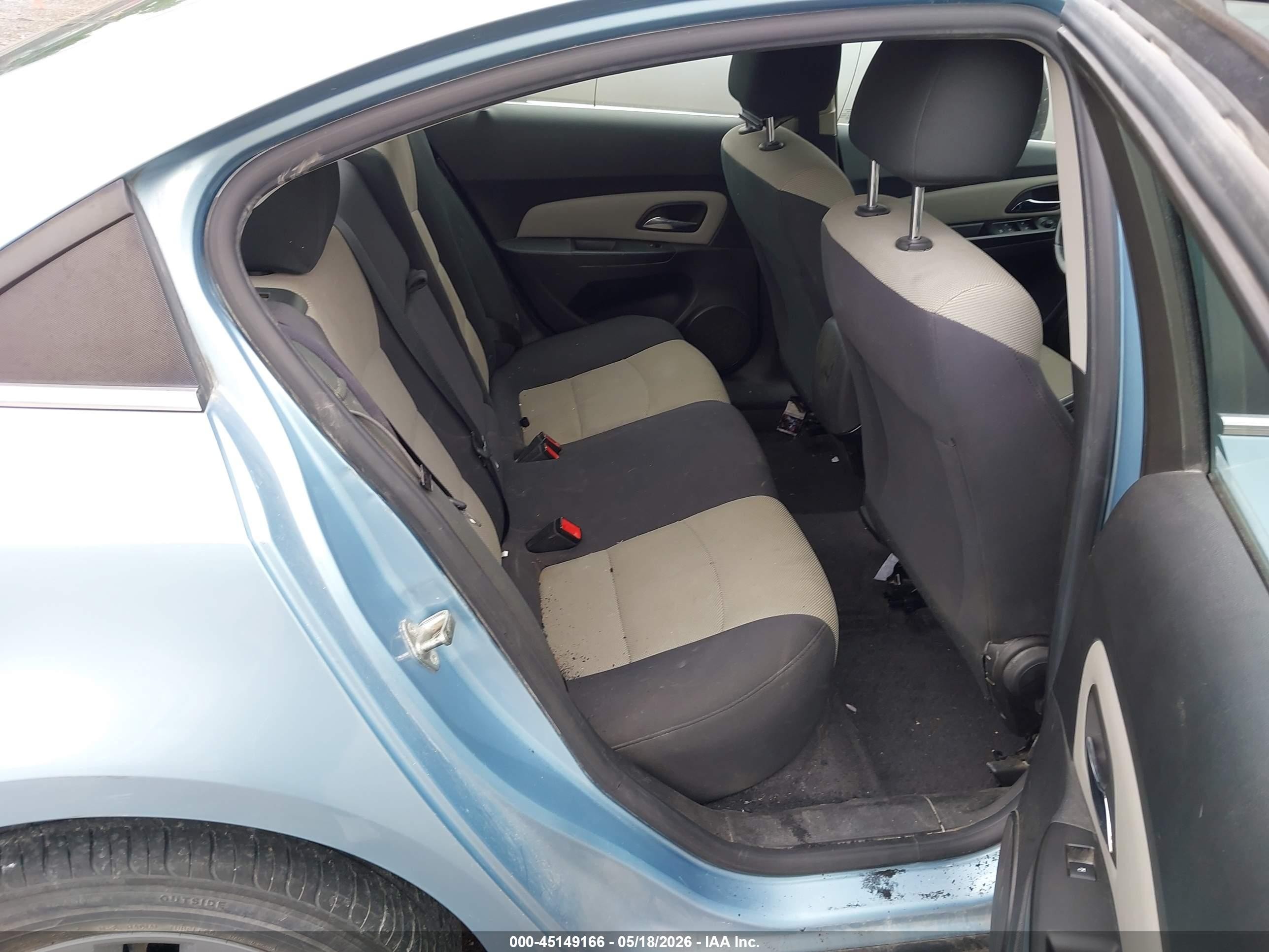 2012 Chevrolet Cruze Ls Light Blue vin: 1G1PC5SH2C7241827