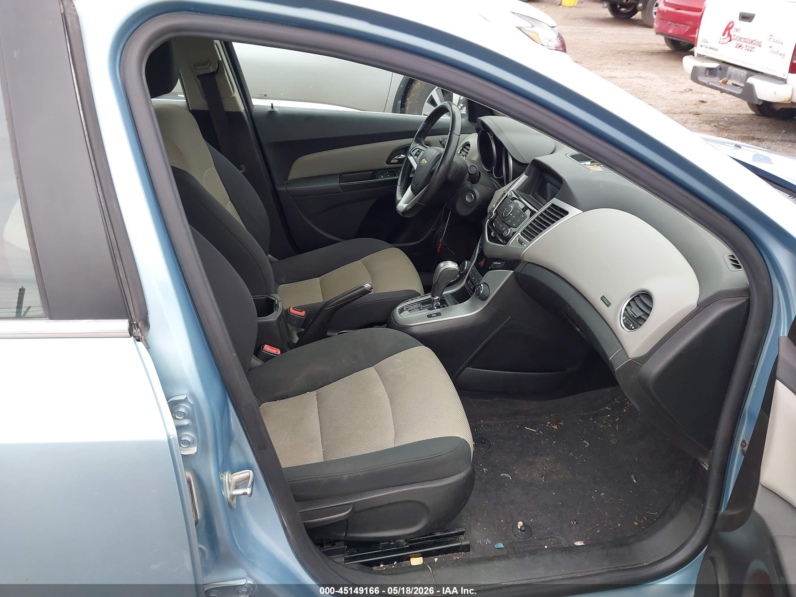 2012 Chevrolet Cruze Ls Light Blue vin: 1G1PC5SH2C7241827